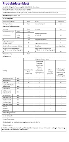 Coca Cola PopArt Kühlschrank 48 L, kleine Getränke Kühlschrank mit Glastür, perfekt für Partys und Handel, energieeffizient, 51 cm hoch, 98 kWh/Jahr - Flaschenkühlschrank Klein