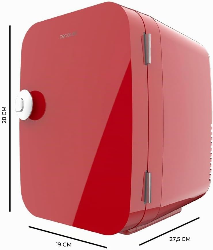 Mini-Kühlschrank / 12V-220V, Kompatibel mit Auto und Wohnwagen, Kühl- und Heizfunktion, Temperaturbereich 5-65º, Einfacher Transport.