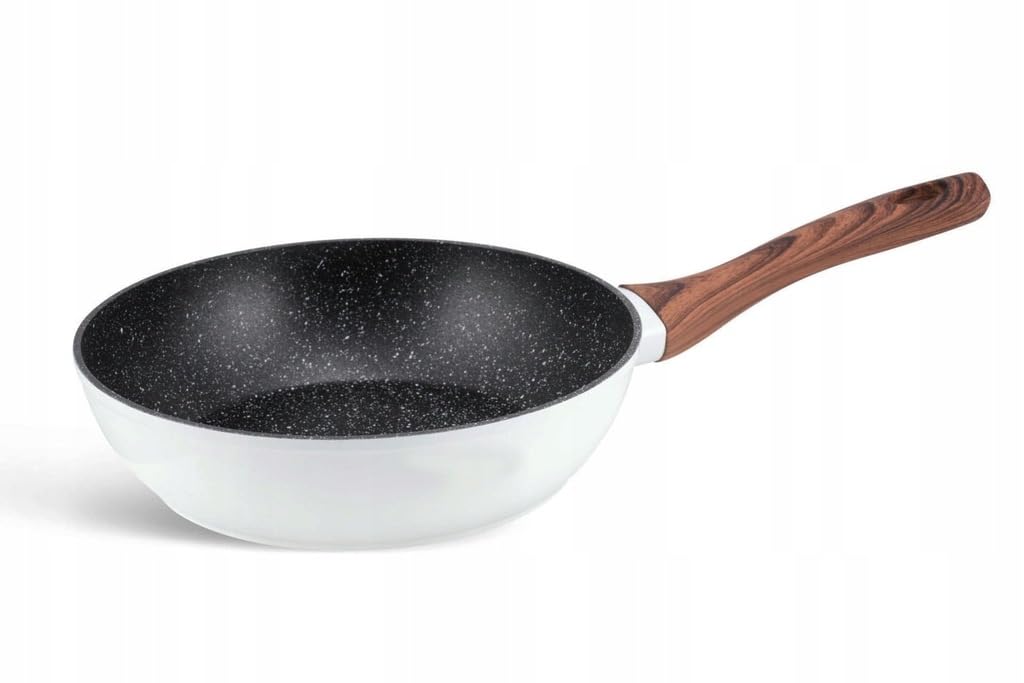 Ensemble de casseroles et poêles - Batterie de cuisine 21 pièces - revêtement en marbre - avec couvercles en verre / Vente de liquidation - NEUF ET SCELLÉ !