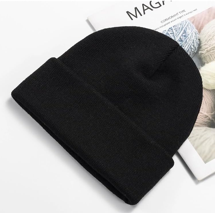 Bonnet noir brodé du logo Bitcoin Classic / Chapeau d'hiver