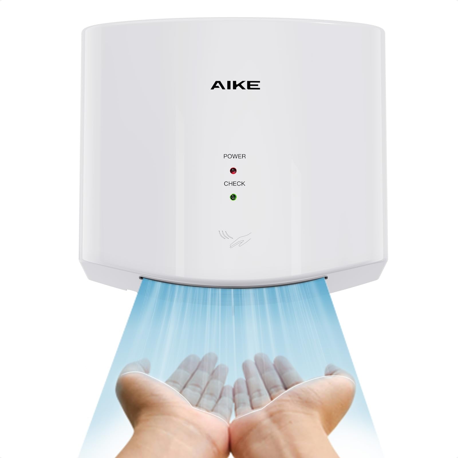 Air Wiper Kompakt Händetrockner, Hochgeschwindigkeit, 1400W 220V, Stecken & Loslegen, Papierlos & Berührungslos