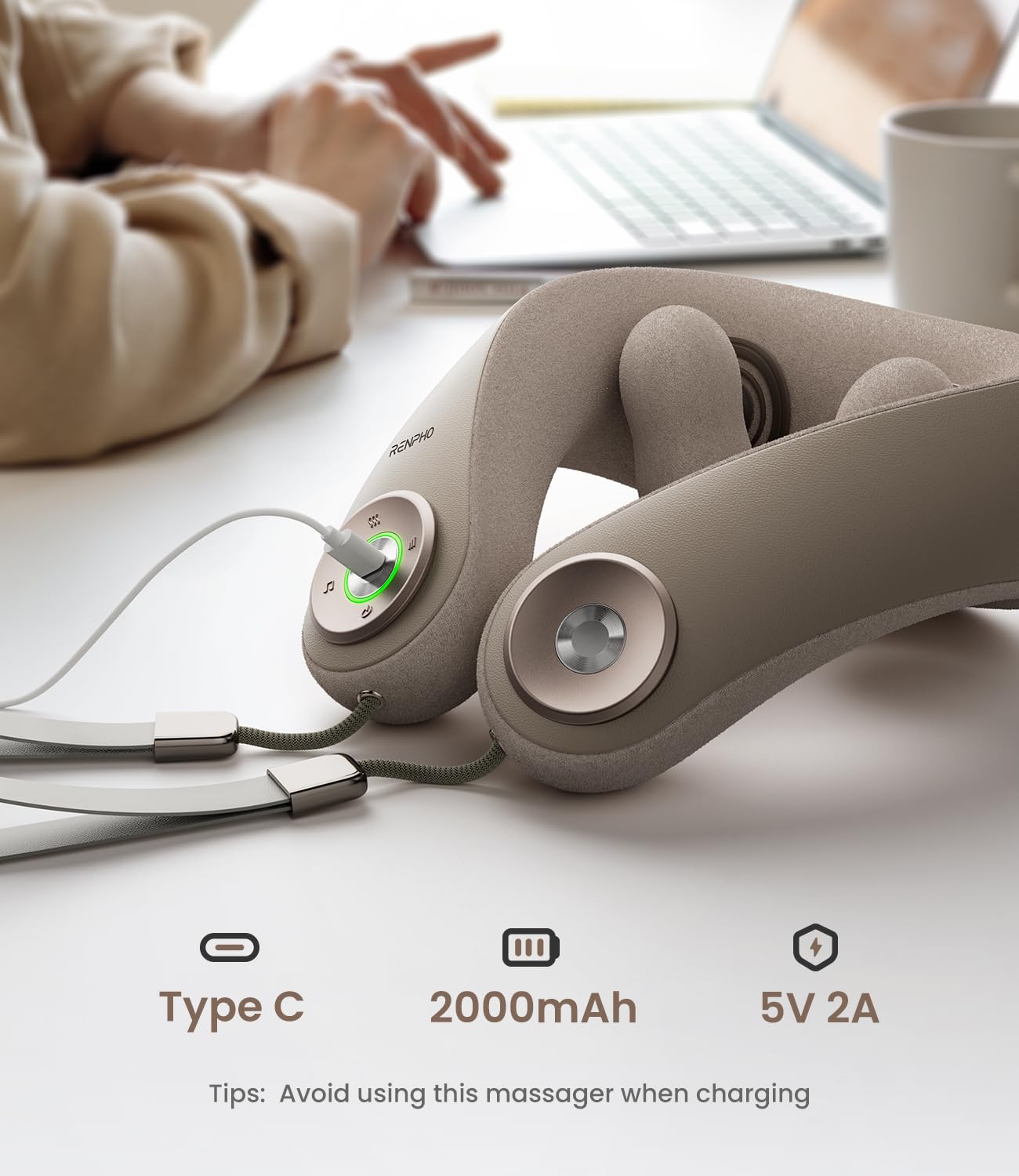 Massagegerät Schulter Nackenmassagegerät mit Wärme, Shiatsu Massagegerät mit 3D-Massage von tiefem Gewebe, Massage für Nacken, Rücken, Beine, Füße, Geschenke für Frauen, Geschenke für Männer