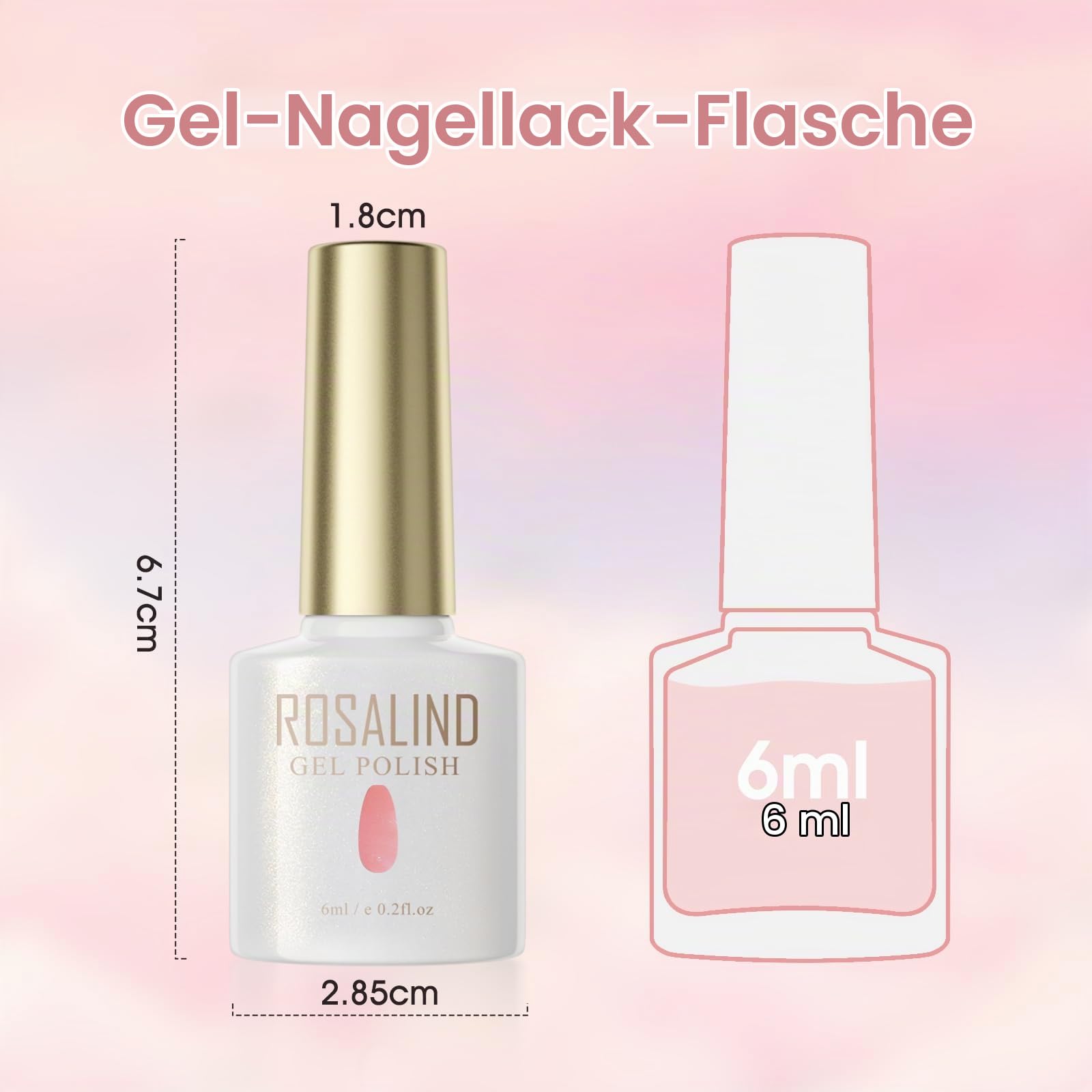 UV Nagellack Thermo 6 Farben UV Gellack Farbwechsel Gel Nagellack