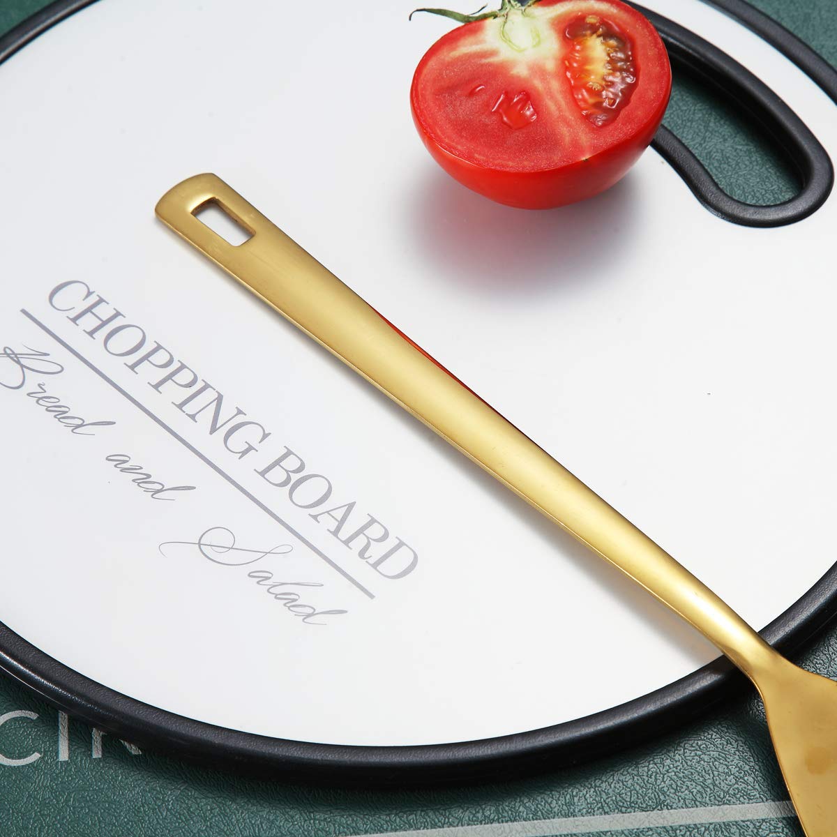 Goldfarbenes Kochutensilien Set, Edelstahl 13 Stück Küchenutensilien Set mit Titanbeschichtung, Küchenutensilien Set mit Utensilienhalter, Geschirrspüler-sicher, leicht zu reinigen