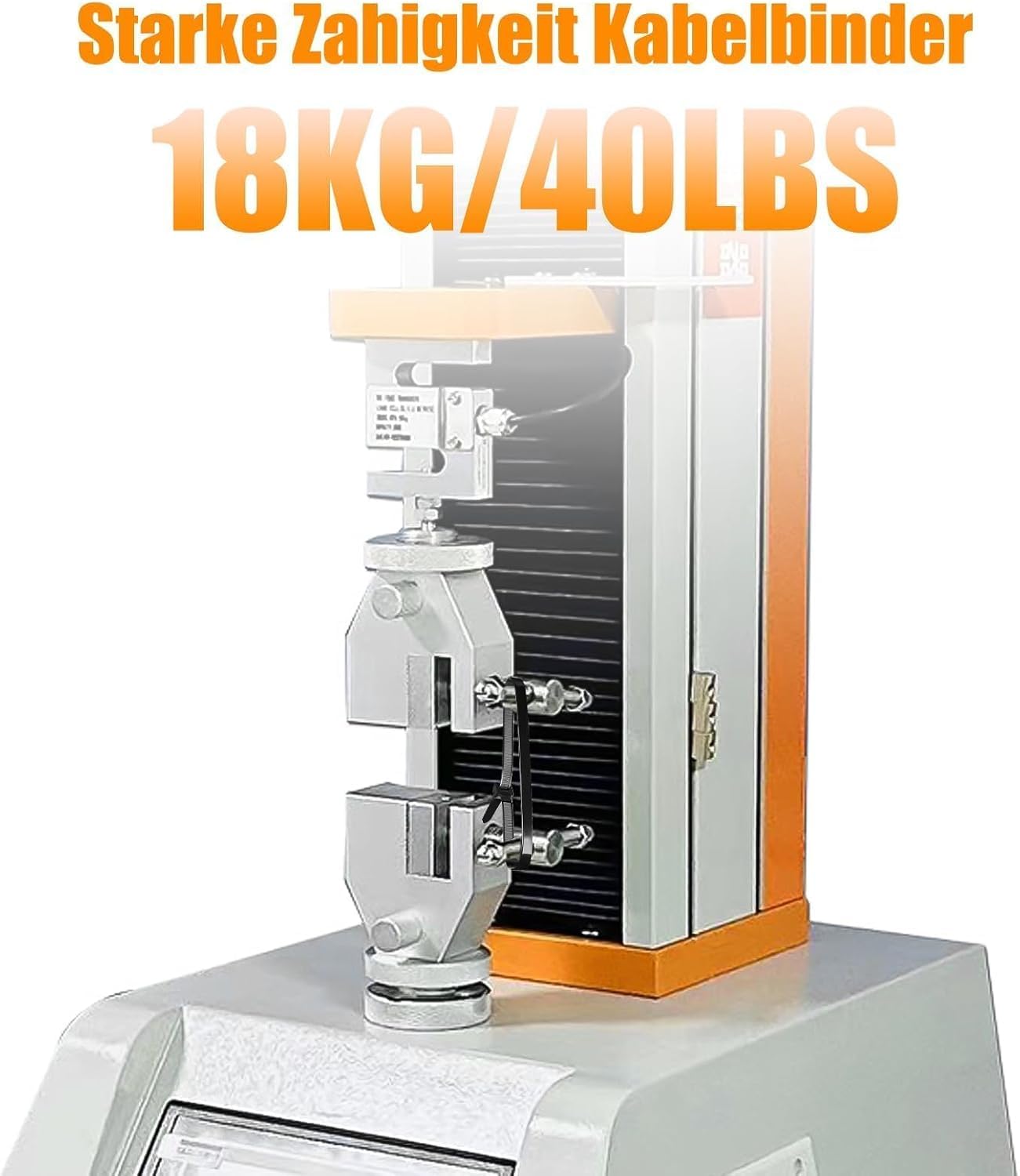 1000 Stück Kabelbinder Schwarz 100/150/200/250/300mm Und 20 Klebesockel, Kabelbinder set, UV Beständig, Hitzebeständig, Kunststoff Kabel Binder Set