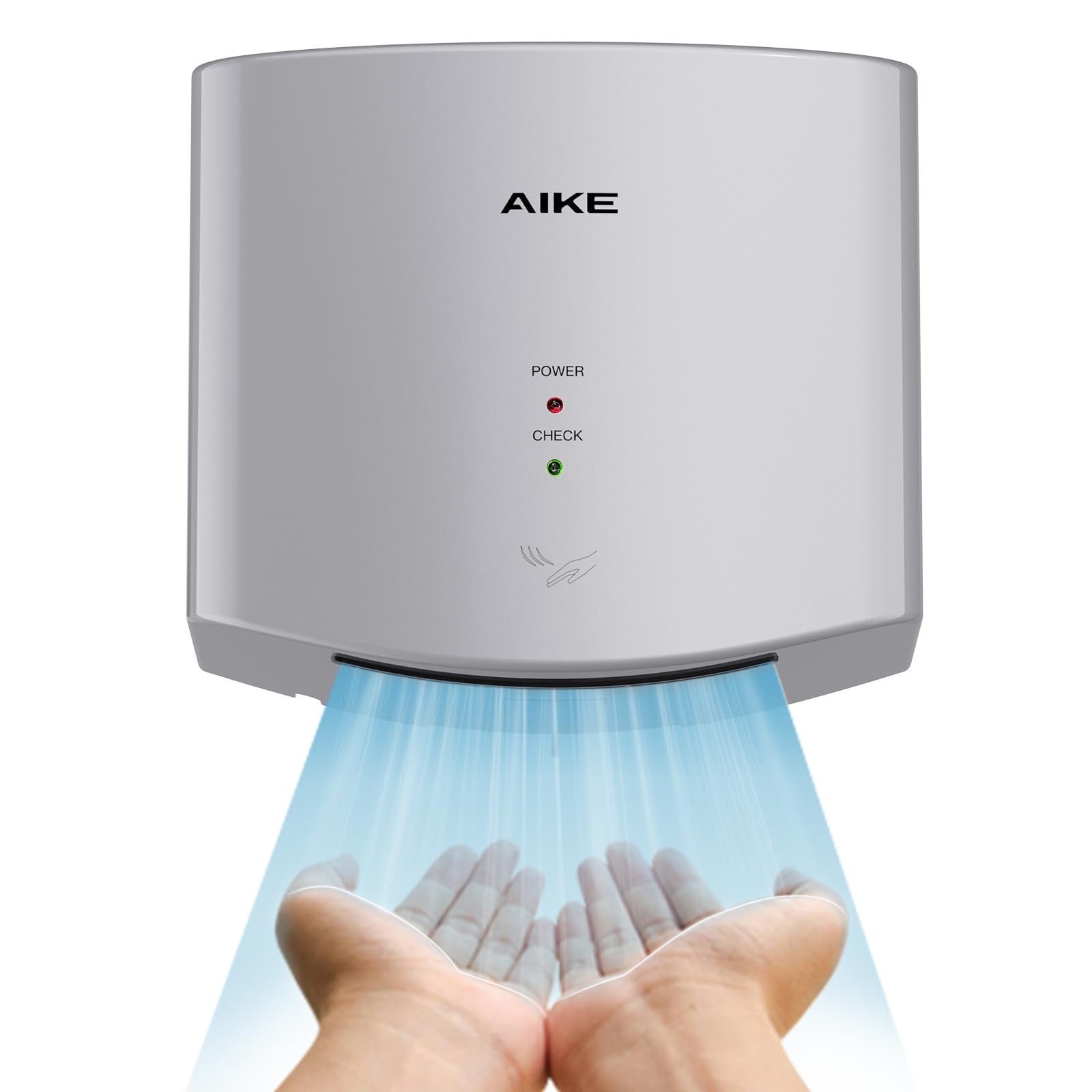 Air Wiper Kompakt Händetrockner, Hochgeschwindigkeit, 1400W 220V, Stecken & Loslegen, Papierlos & Berührungslos