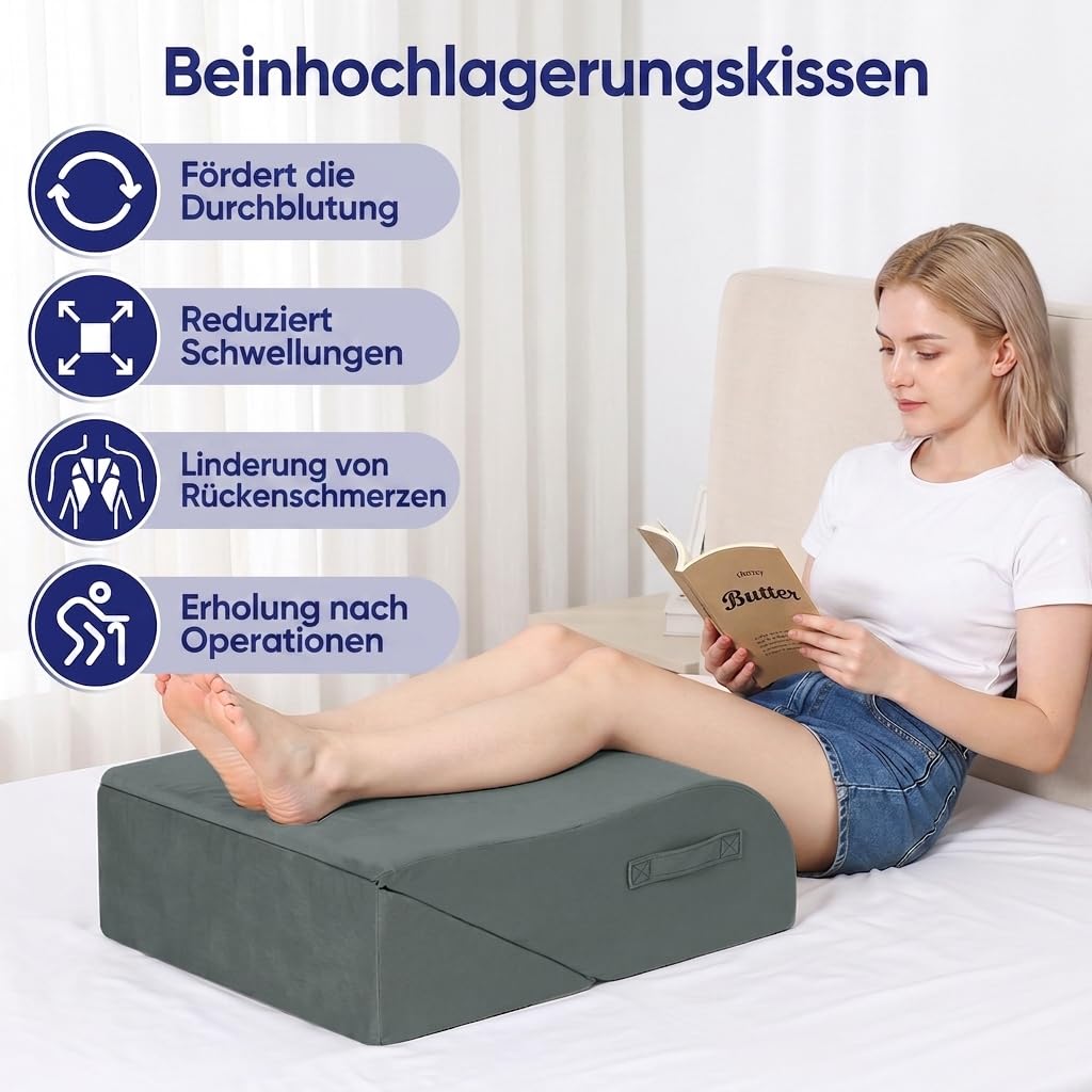 2-Teil Modulares Beinkissen, Beinhochlagerungskissen