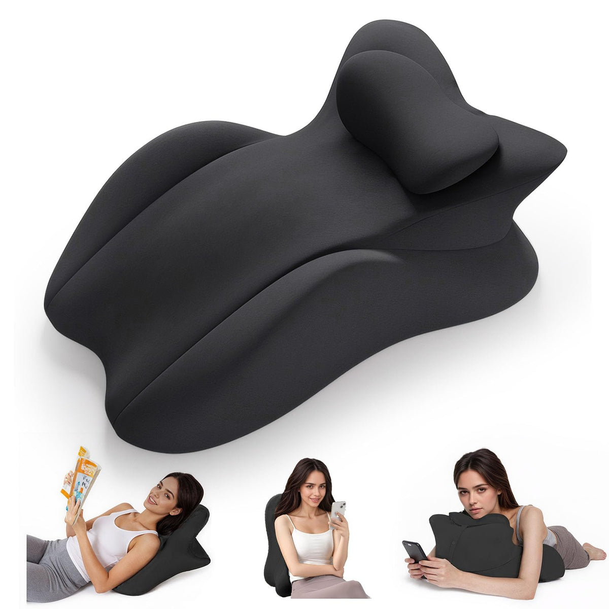 Keilkissen, Lesekissen Entspannungskissen für Bett, Sofa und Boden