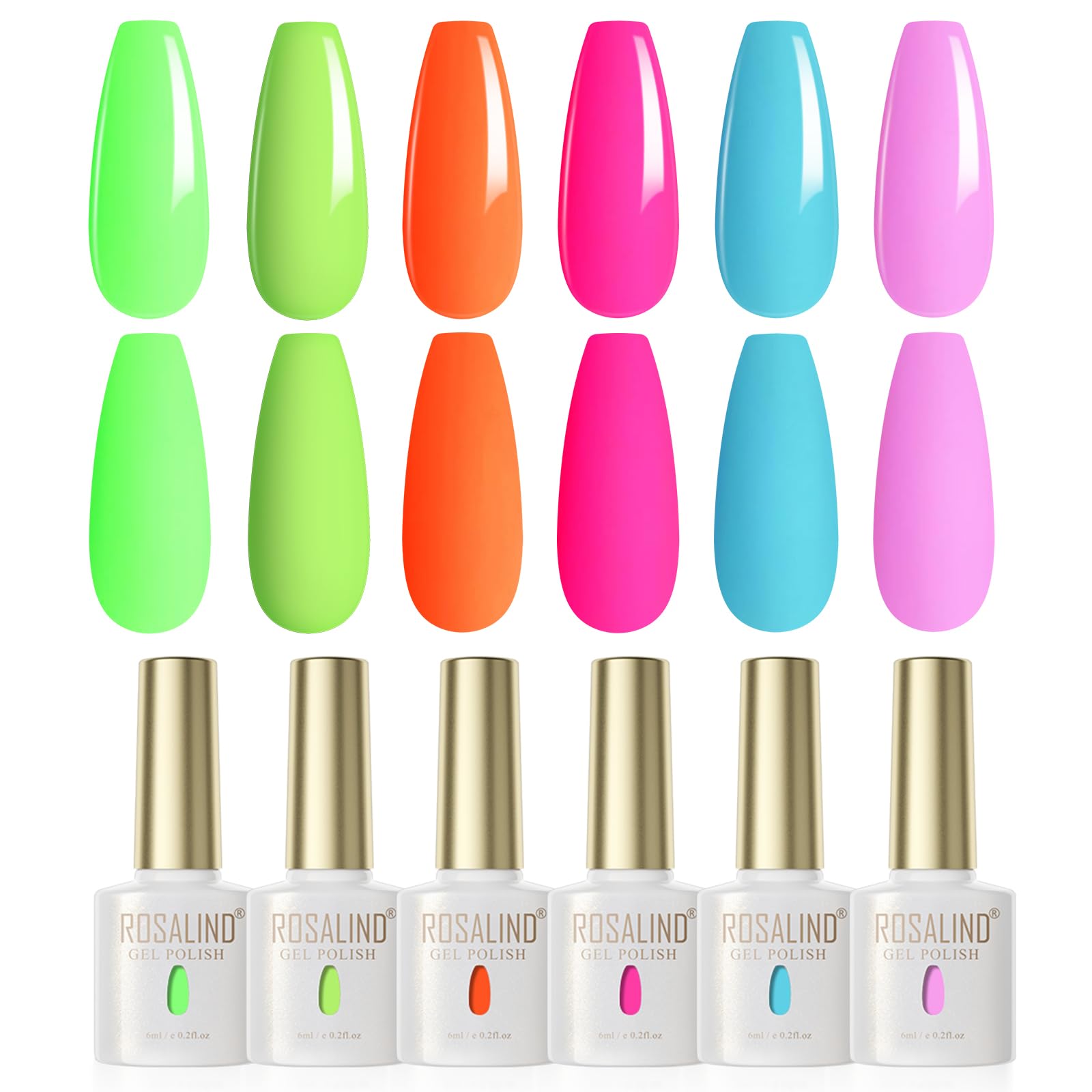 UV Nagellack Thermo 6 Farben UV Gellack Farbwechsel Gel Nagellack