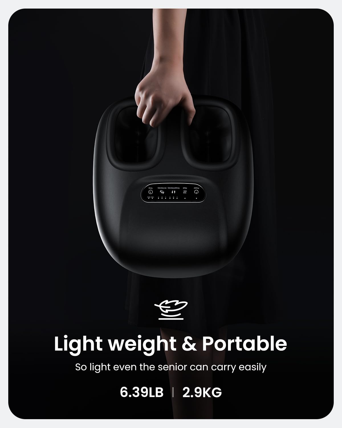 Massagegerät Schulter Nackenmassagegerät mit Wärme, Shiatsu Massagegerät mit 3D-Massage von tiefem Gewebe, Massage für Nacken, Rücken, Beine, Füße, Geschenke für Frauen, Geschenke für Männer