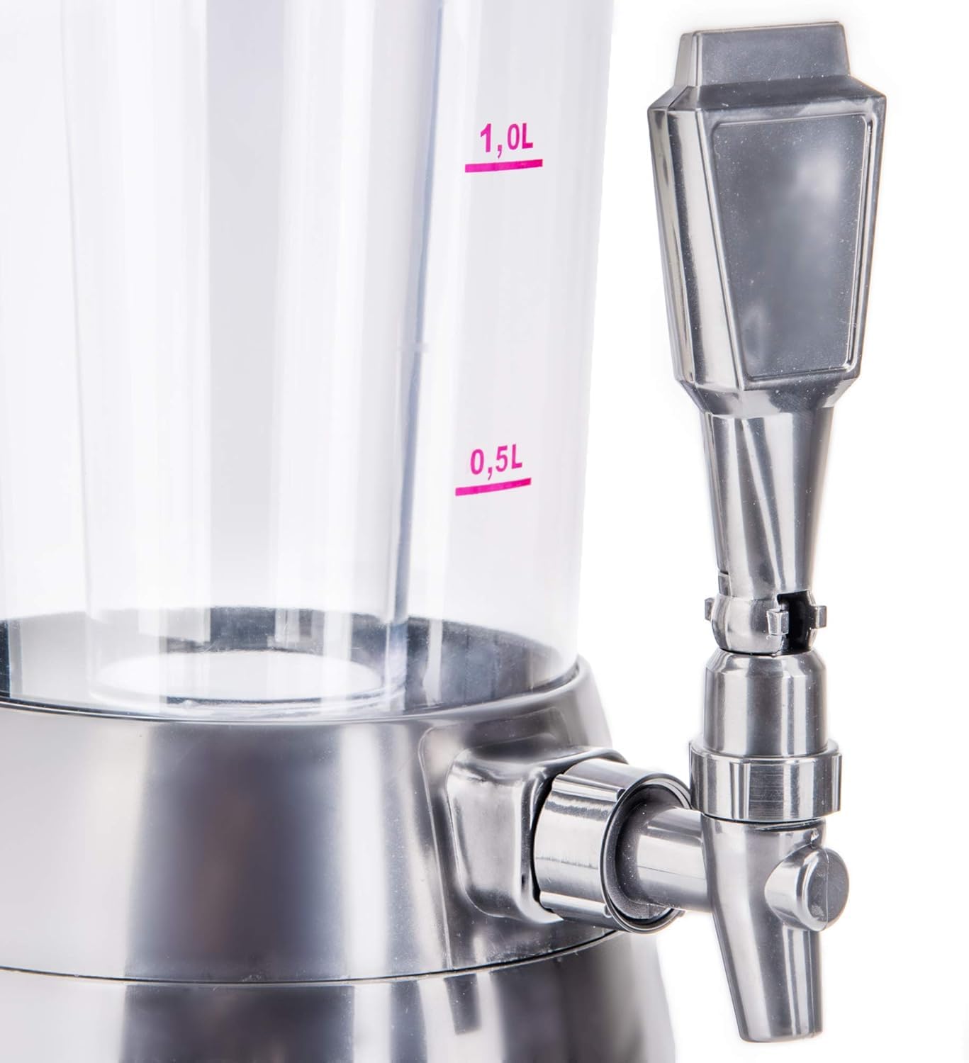 Colonne à bière 4,0 L, robinet, colonne à bières cultes, distributeur de boissons avec refroidisseur de glace 1,3 L (noir)