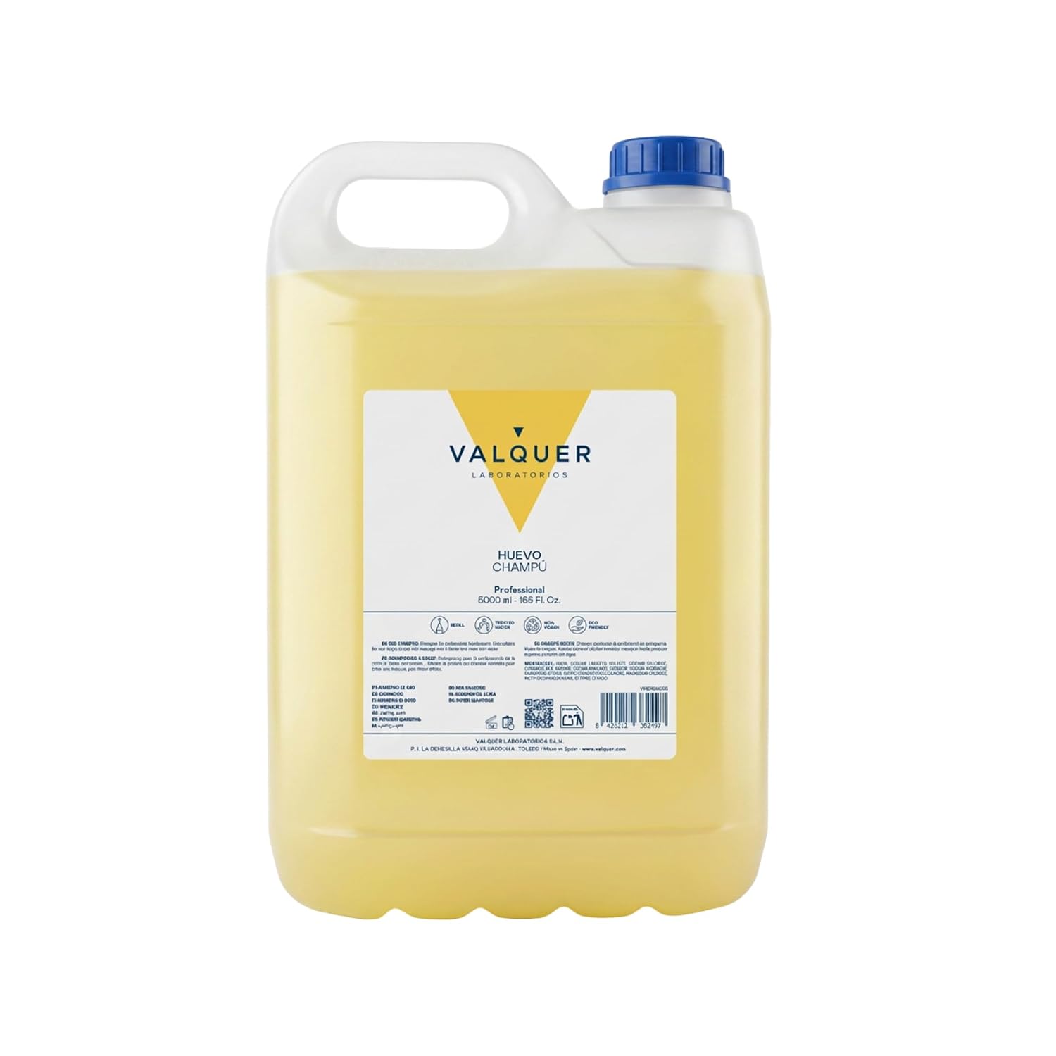 5 L Professionelle Shampoo Flasche | Stärkt und schützt das Haar | Tiefenreinigung und Geschmeidigkeit für alle Haartypen | Vegane Formel, silikonfrei