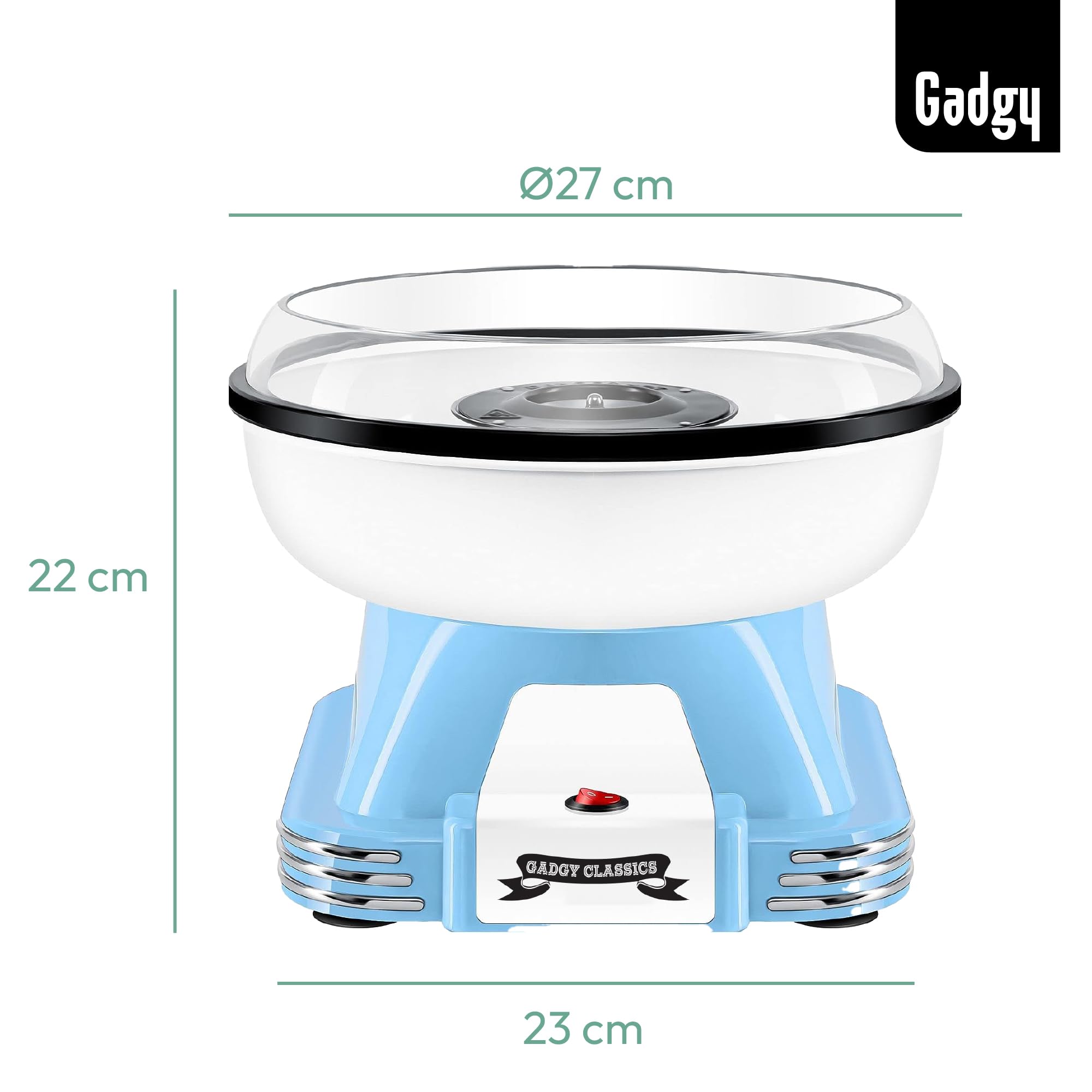 Zuckerwattemaschine für zuhause - Zuckerwatte Maschine für Zucker oder Bonbons - Cotton Candy Machine - Zuckerwatte für Kinderfest, Geburtstag und Party - Rosa