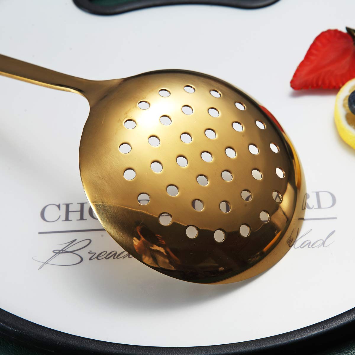 Goldfarbenes Kochutensilien Set, Edelstahl 13 Stück Küchenutensilien Set mit Titanbeschichtung, Küchenutensilien Set mit Utensilienhalter, Geschirrspüler-sicher, leicht zu reinigen