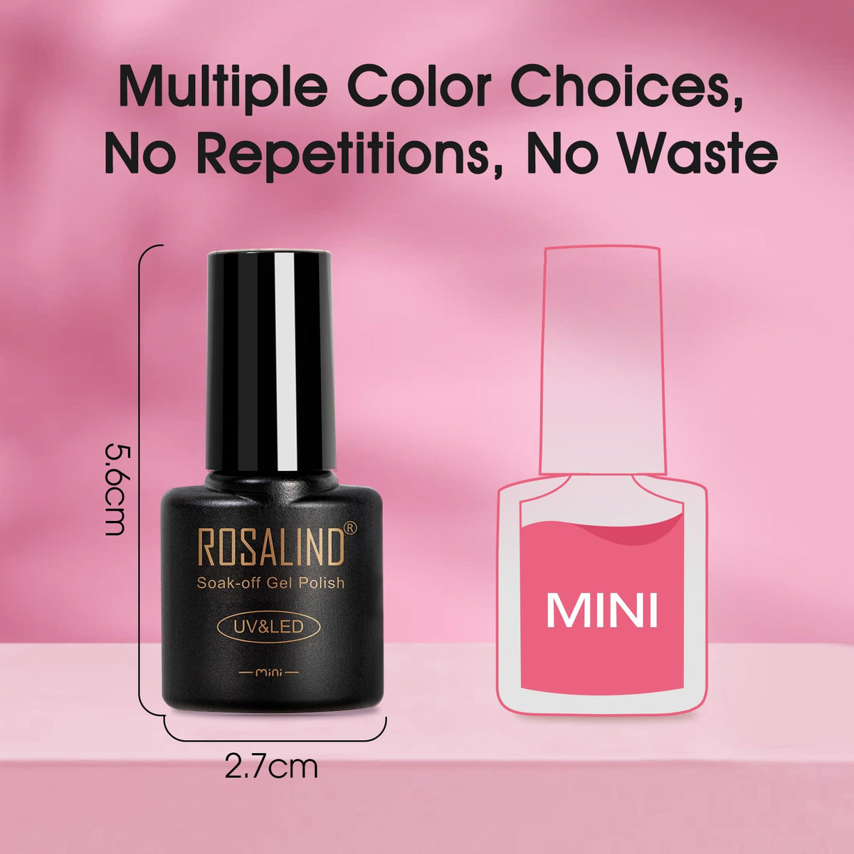 UV Nagellack Set Weiß Rosa Violett Rot Grün Blau Gel