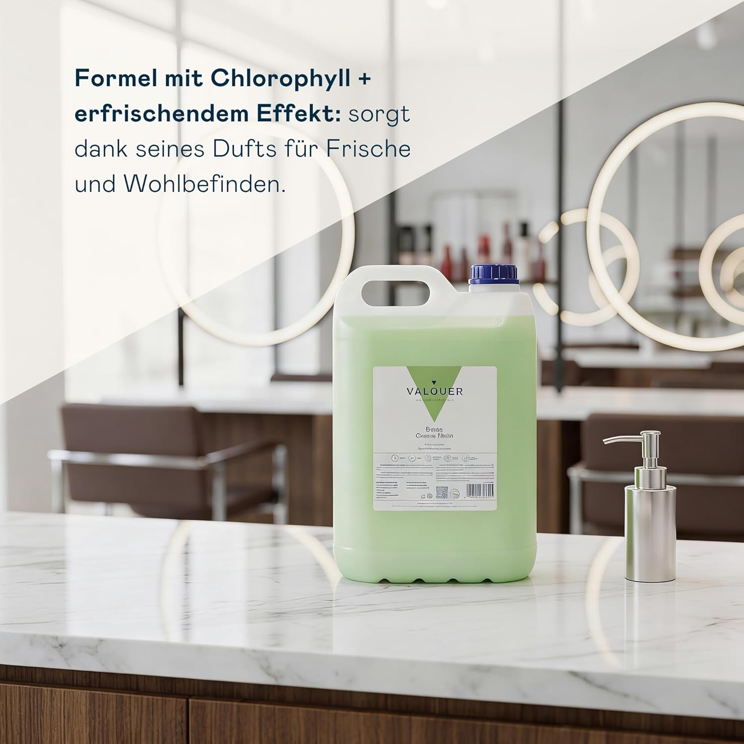 5 L Professionelle Shampoo Flasche | Stärkt und schützt das Haar | Tiefenreinigung und Geschmeidigkeit für alle Haartypen | Vegane Formel, silikonfrei