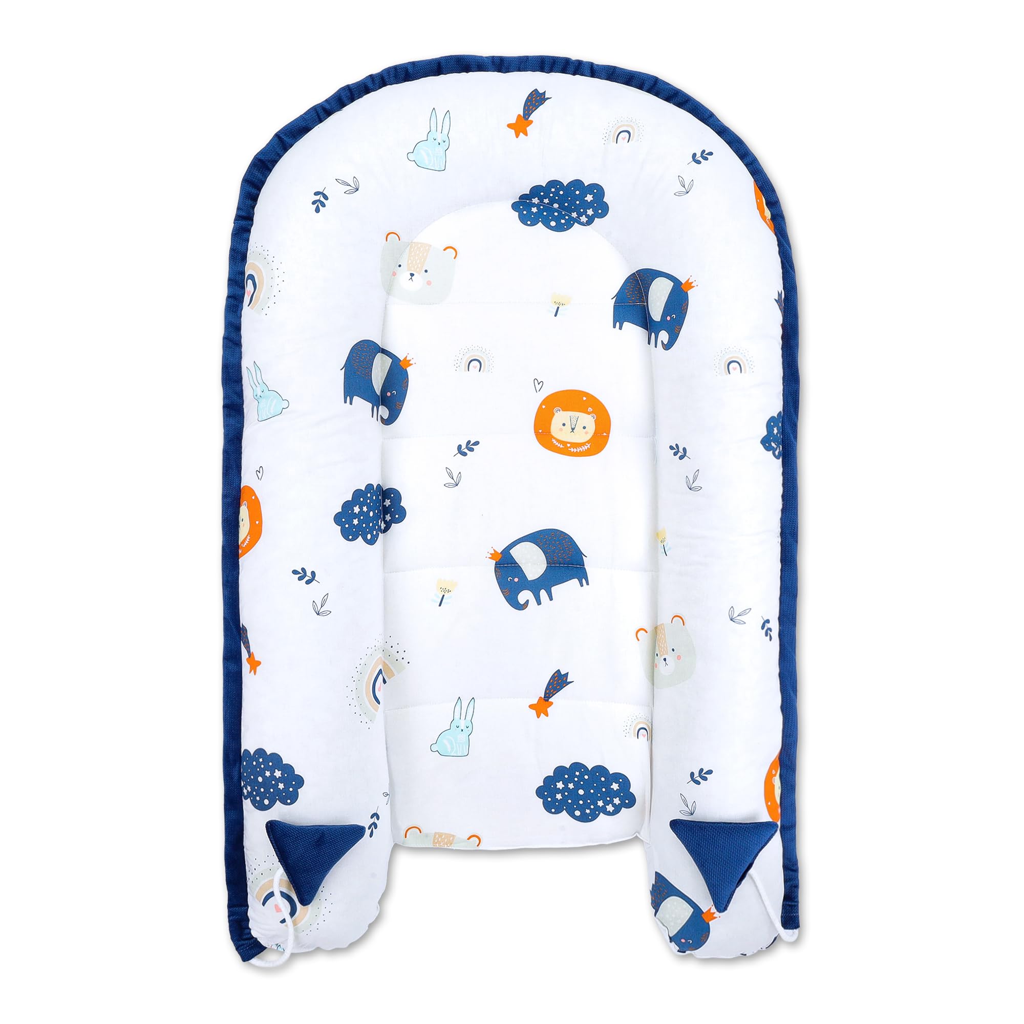 Babynest Babynestchen Neugeborene 90 x 50 cm baby nestchen tragbar nest fĂŒr bett kinder kuschelnest coccon fĂŒr Jungen und MĂ€dchen