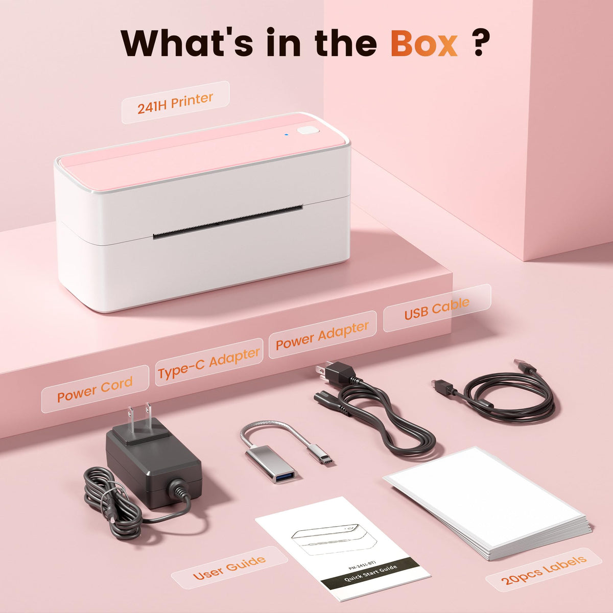 Bluetooth DHL Etikettendrucker, Label Printer - Thermodrucker
