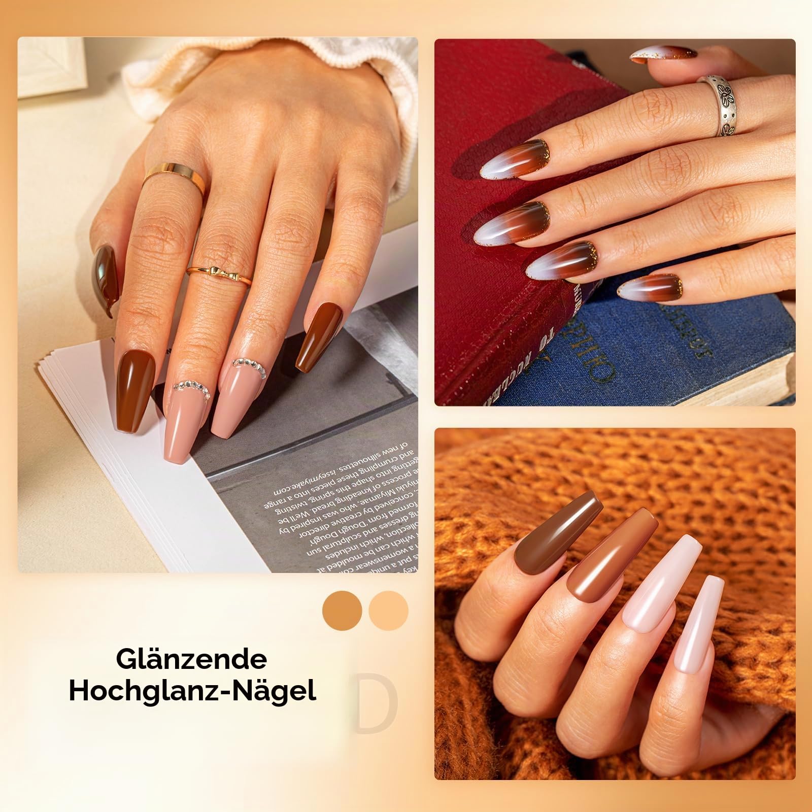 UV Nagellack Thermo 6 Farben UV Gellack Farbwechsel Gel Nagellack