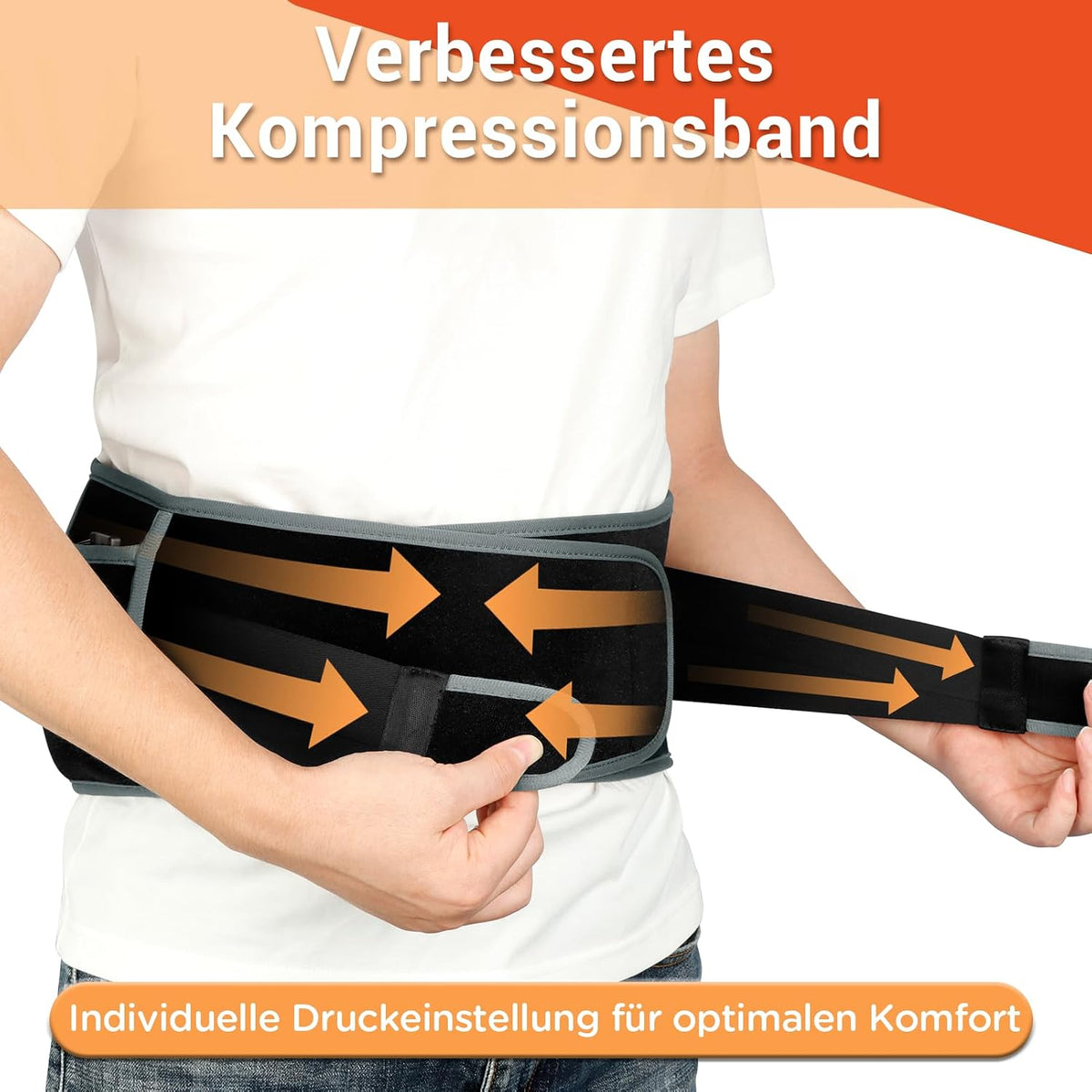 Wärmegürtel für Rücken mit Akku Rückenmassagegerät USB Heizgürtel