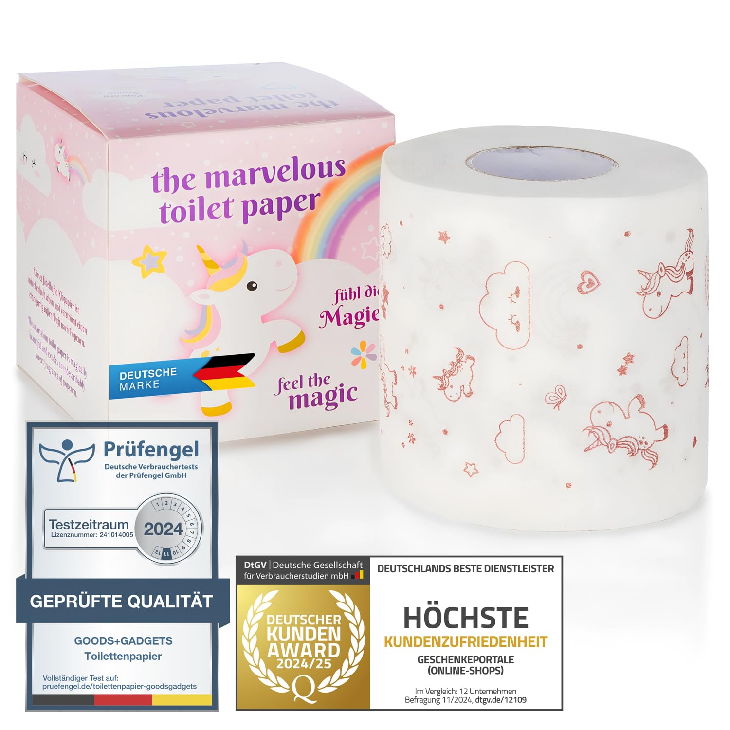 Lustiges Toilettenpapier - Trump / Kamasutra - Die größten Witze - Mehr Humor kann man auf dem Klo nicht bekommen