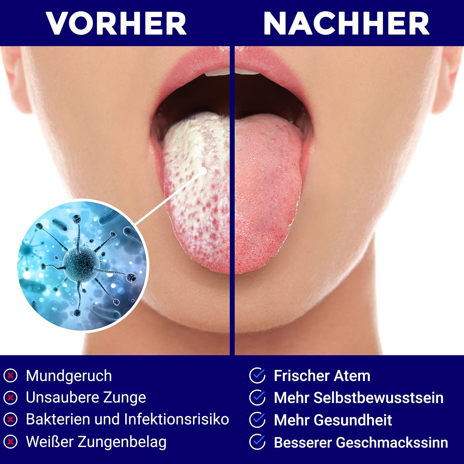 Zungenschaber Edelstahl | Dreier-Pack | Zungenreiniger | Für einen frischen Atem und eine bessere Mundgesundheit | Zungenreiniger Edelstahl | Zungenreiniger für Kinder und Erwachsene | ORAVIX