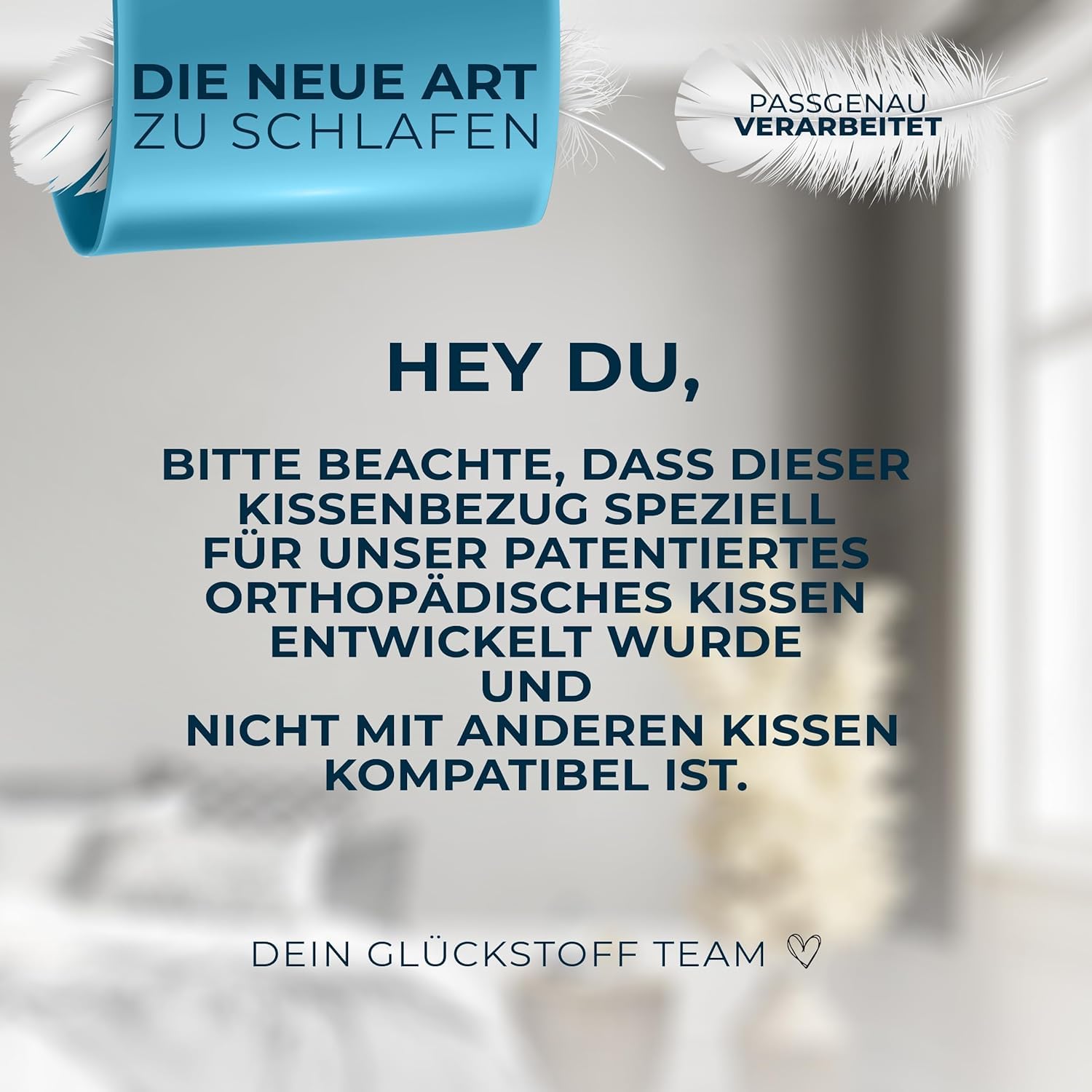 Orthopädisches Kissen (Zertifiziert für alle Schlaftypen) Kopfkissen Nackenschmerzen aus Memory Foam | Nackenstützkissen Ergonomisches Kopf-Kissen Seitenschläferkissen