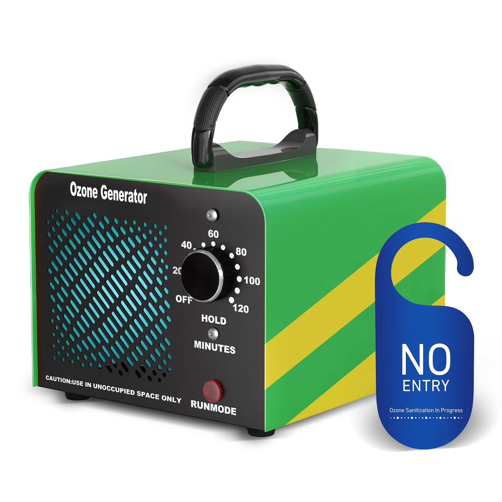 Ozongenerator O3 65000 mg/h, Ozongenerator für Autos, Industrie-Ozon-Geräteheim mit 120-Minuten-Timer, O3-Ozoniser bis 300 m2, Ozongenerator für Garagen, Haustiere, Küche, Handel, Hotels