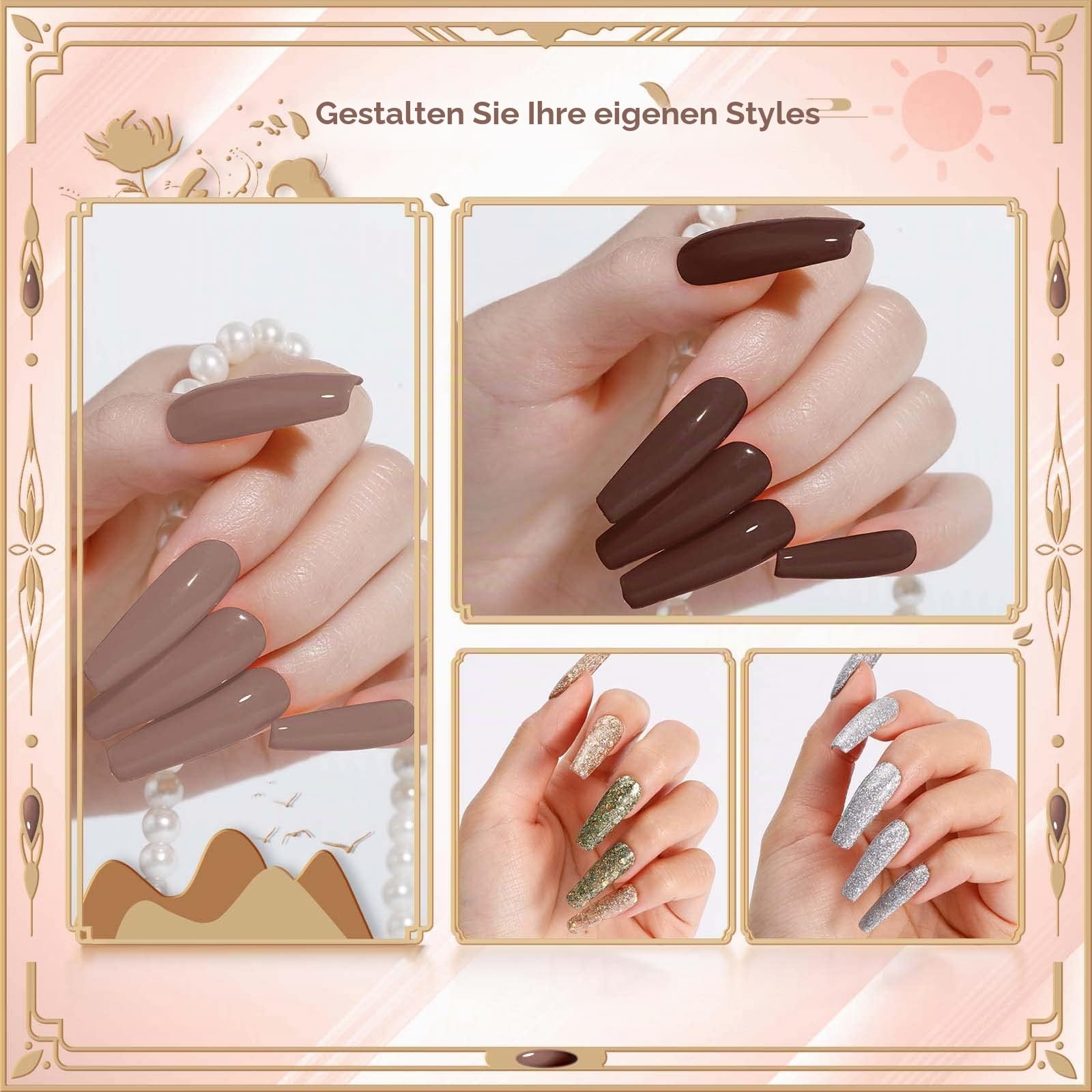 UV Nagellack Thermo 6 Farben UV Gellack Farbwechsel Gel Nagellack