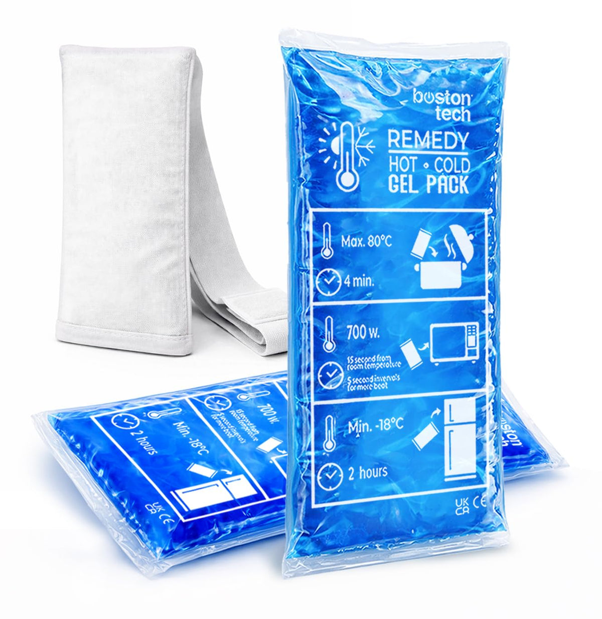 Kühlpads Epione 3XL Gelkissen kalt/warm – mit elastischem Gurt und Stoffhülle – wiederverwendbar zur Schmerzlinderung bei Muskel‑ und Gelenkschmerzen, Verletzungen und Physiotherapie