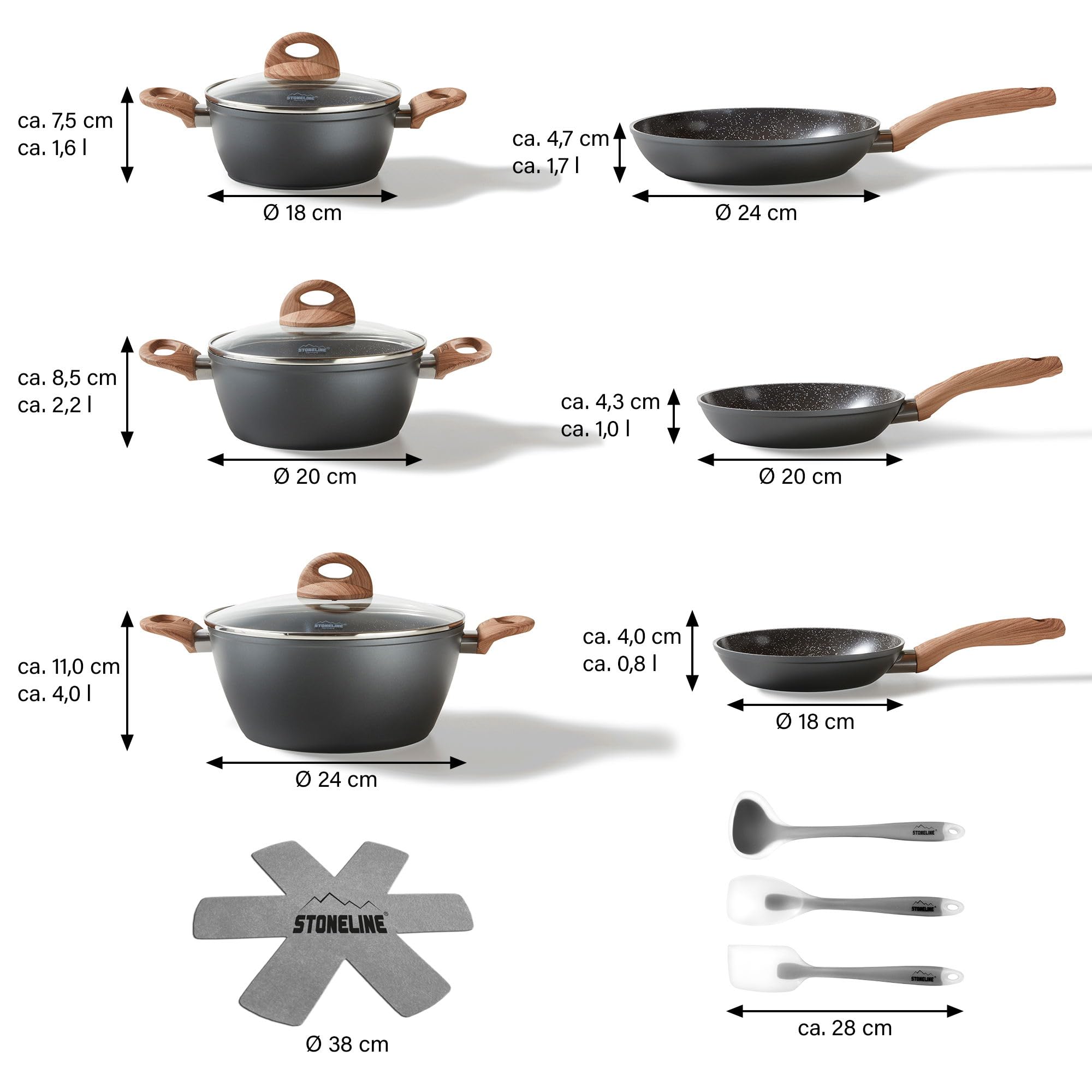 Keramik Kochgeschirr Sets / NEU & originalverpackt!