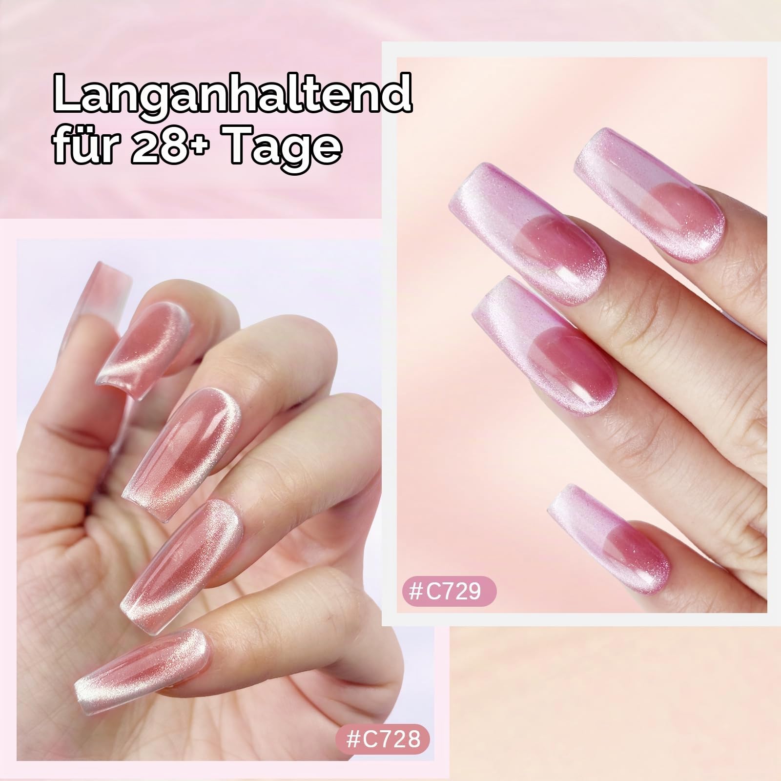 UV Nagellack Thermo 6 Farben UV Gellack Farbwechsel Gel Nagellack
