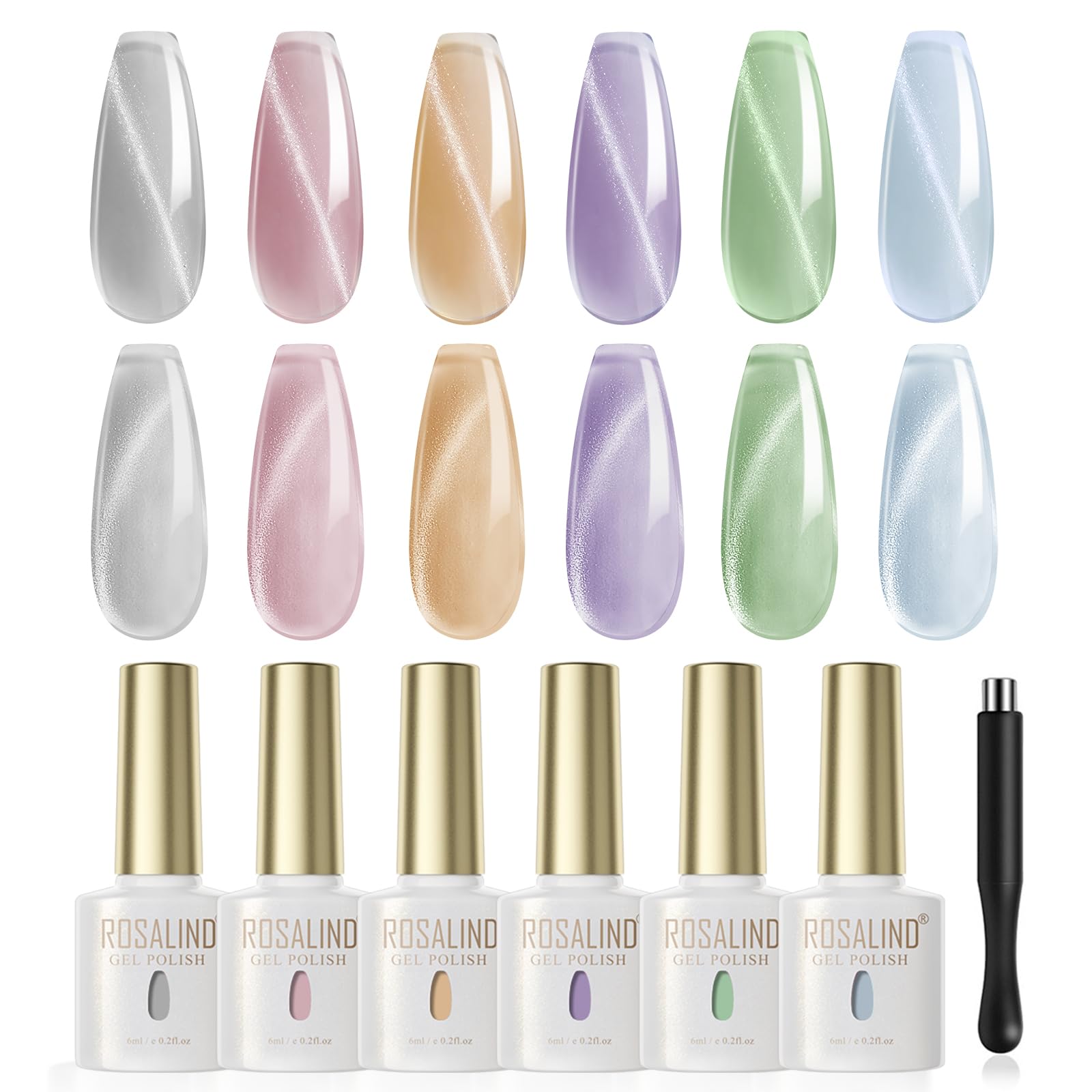 UV Nagellack Thermo 6 Farben UV Gellack Farbwechsel Gel Nagellack