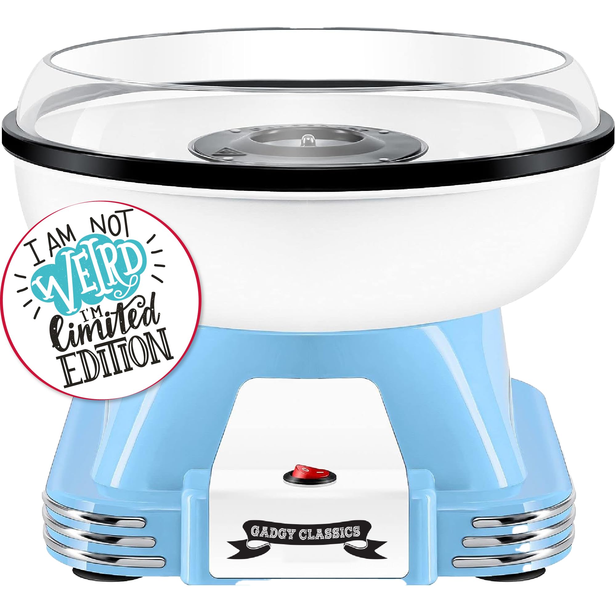 Zuckerwattemaschine für zuhause - Zuckerwatte Maschine für Zucker oder Bonbons - Cotton Candy Machine - Zuckerwatte für Kinderfest, Geburtstag und Party - Rosa