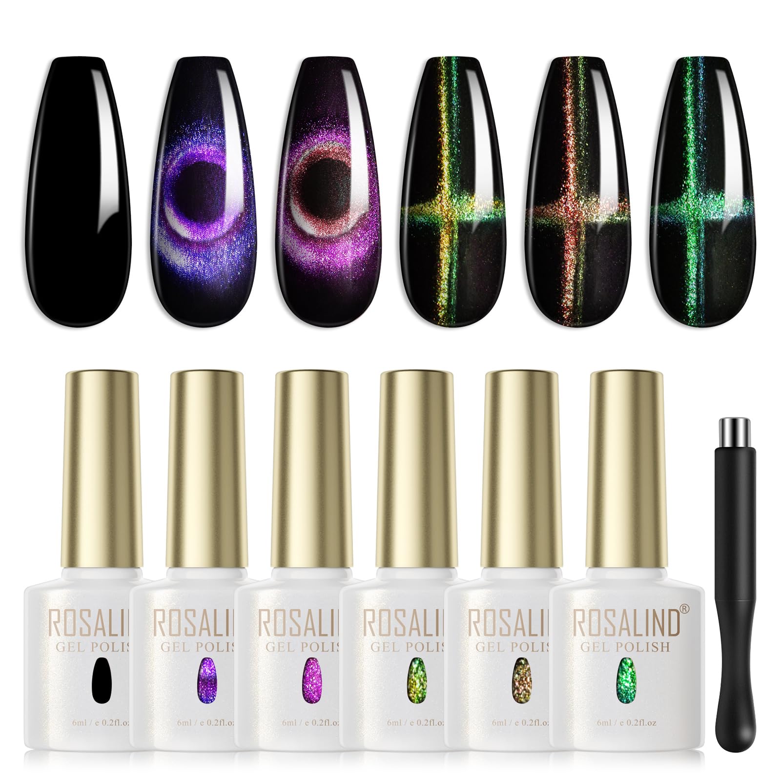 UV Nagellack Thermo 6 Farben UV Gellack Farbwechsel Gel Nagellack