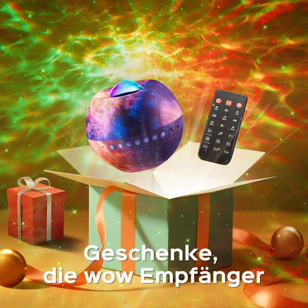 Sternenhimmel Projektor Galaxy Projector Geschenke Nachttischlampe
