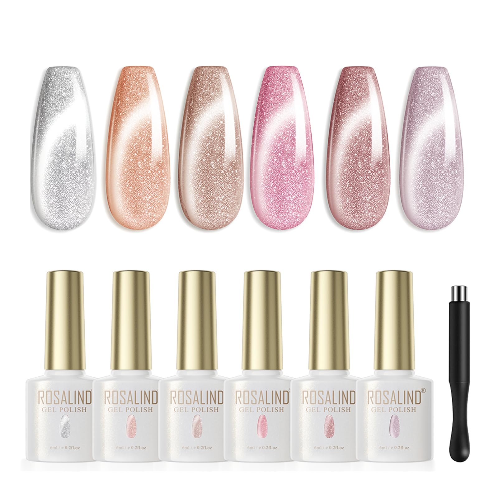 UV Nagellack Thermo 6 Farben UV Gellack Farbwechsel Gel Nagellack