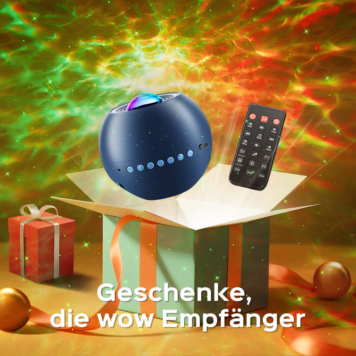Sternenhimmel Projektor Galaxy Projector Geschenke Nachttischlampe