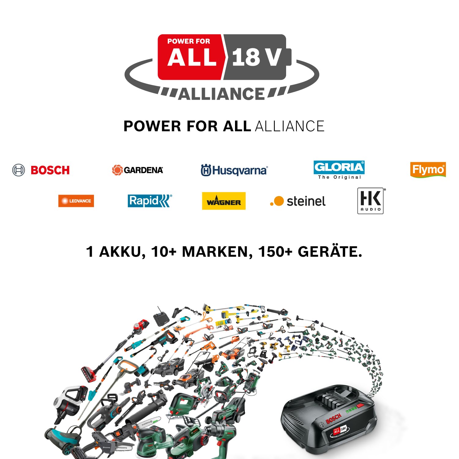 Rasentrimmer & Kantenschneider FineCut Varianten 18V Set | 25 cm Schnittbreite fĂŒr Rasenkanten & kleine GĂ€rten | inkl. Bosch Akku & LadegerĂ€t | Ideal als ErgĂ€nzung zum MĂ€hroboter, Gelb und Blau, Auswahl Varianten