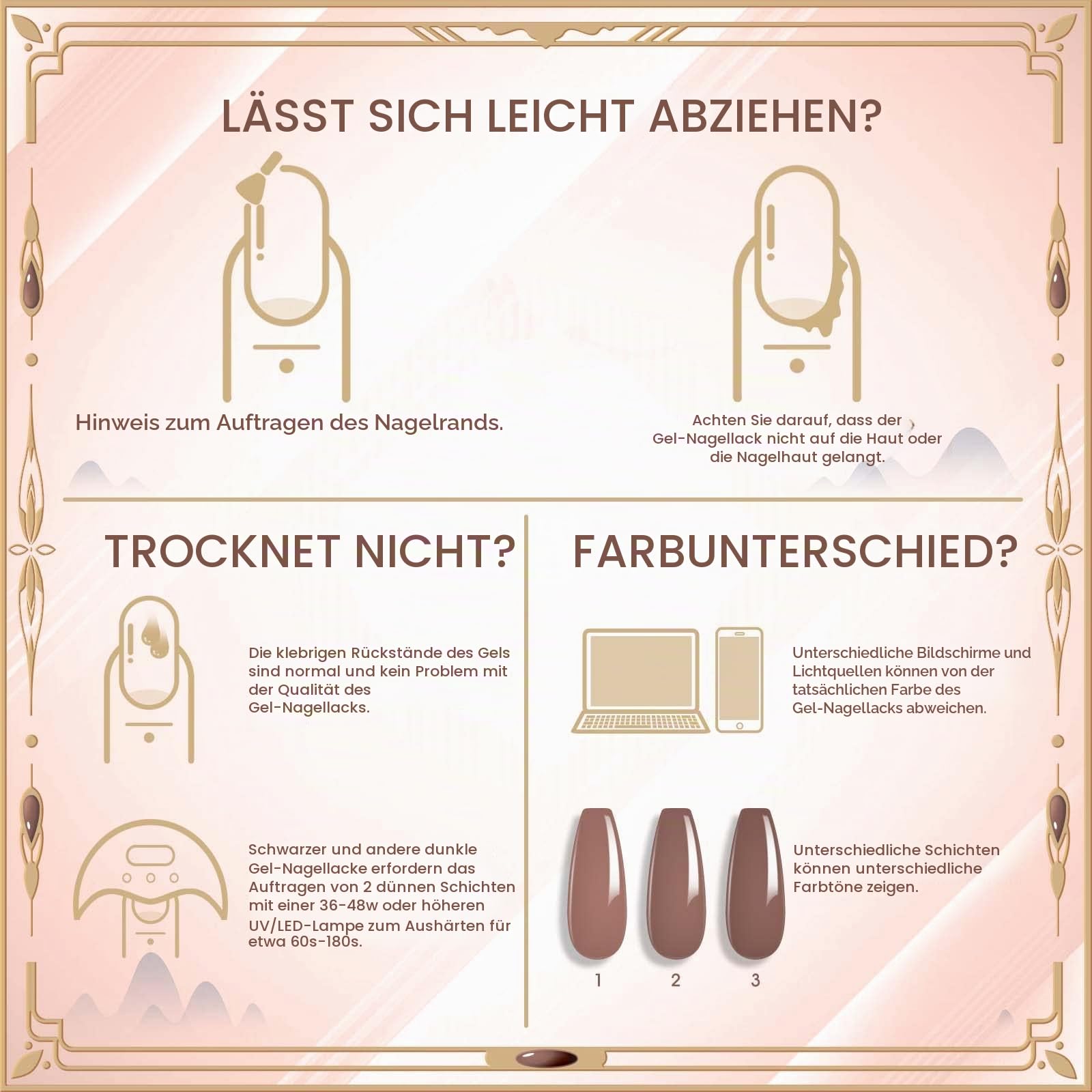 UV Nagellack Thermo 6 Farben UV Gellack Farbwechsel Gel Nagellack