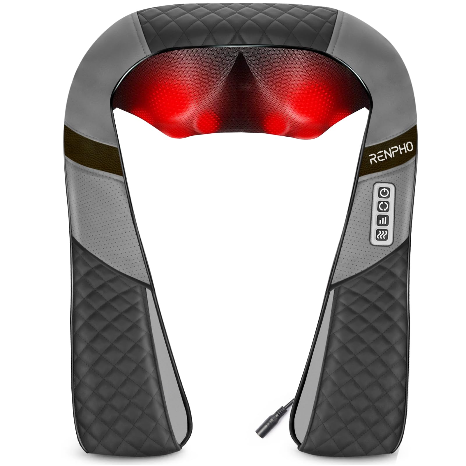 Massagegerät Schulter Nackenmassagegerät mit Wärme, Shiatsu Massagegerät mit 3D-Massage von tiefem Gewebe, Massage für Nacken, Rücken, Beine, Füße, Geschenke für Frauen, Geschenke für Männer