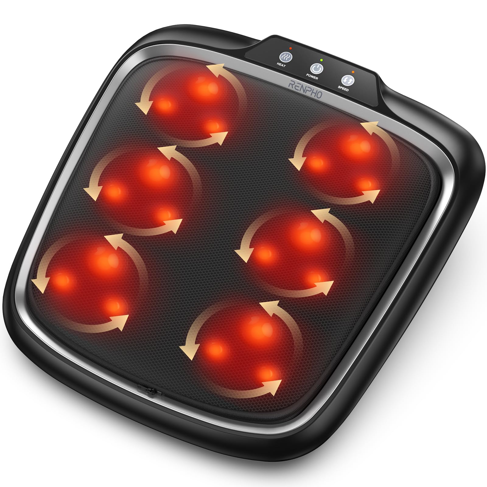 Massagegerät Schulter Nackenmassagegerät mit Wärme, Shiatsu Massagegerät mit 3D-Massage von tiefem Gewebe, Massage für Nacken, Rücken, Beine, Füße, Geschenke für Frauen, Geschenke für Männer