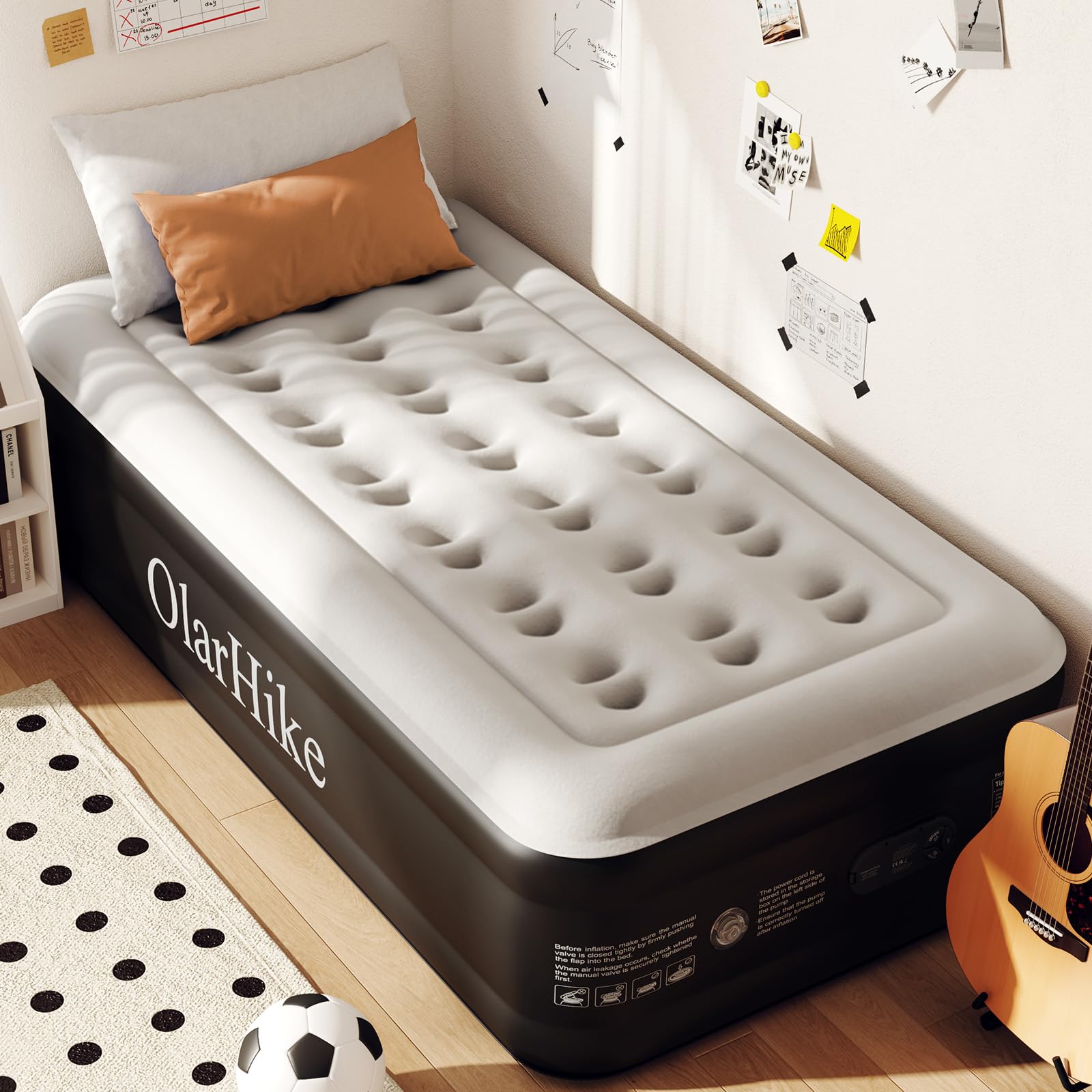 Matelas gonflable autogonflant, lit d'appoint, canapé-lit gonflable, lit gonflable 2 places, matelas gonflable autogonflant pour le camping ou la maison