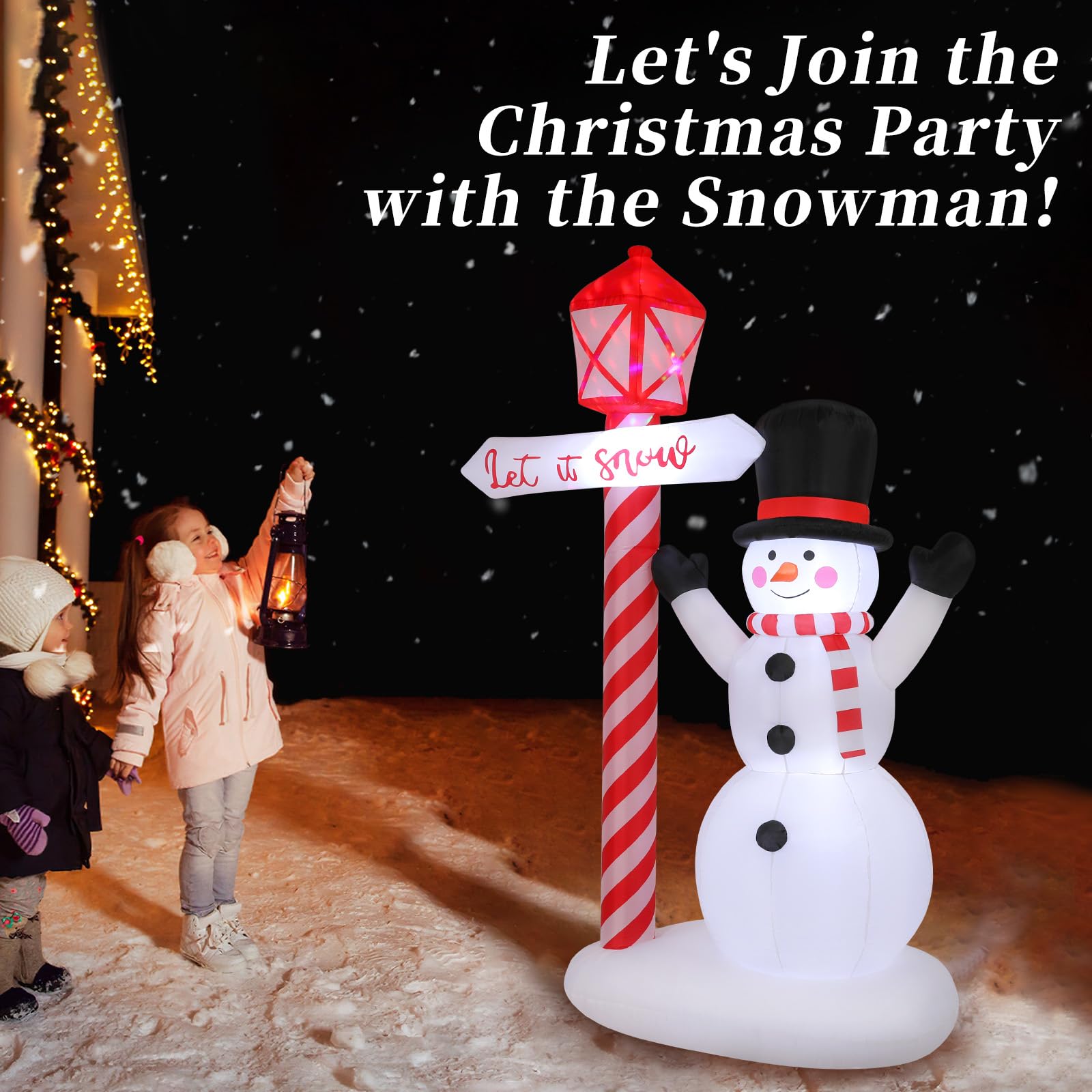 Aufblasbare Weihnachtsdeko, Riesiger Weihnachtsbaum Bogen mit 8 LED Leuchten, Wasserfest Beleuchtet Aufblasbar Weihnachtsdeko Aussen für Hof Garten Feiertag Weihnachtsdekoration