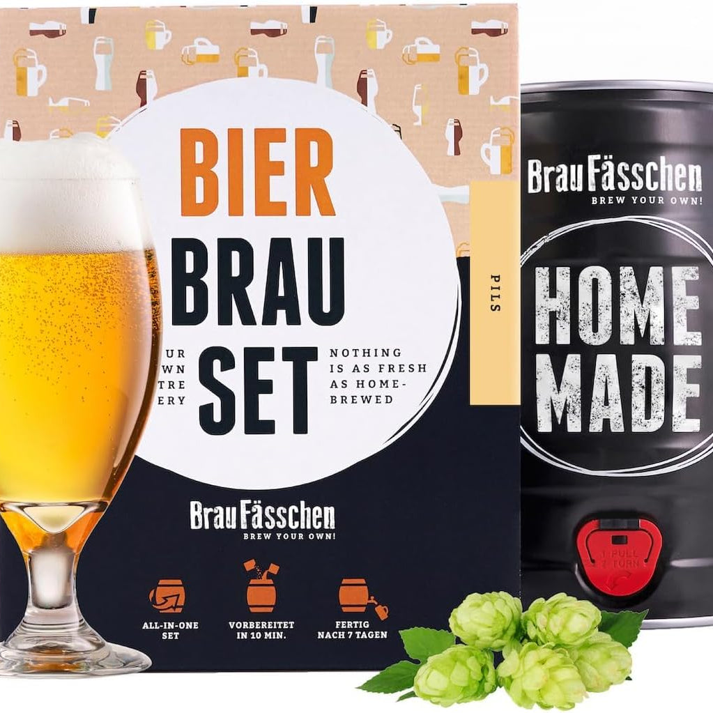 DIY Bierbrauen Set | Pils in 5 Liter Barrel | Bereit in 7 Tagen | Perfektes Geschenk! / NEU & OVP!