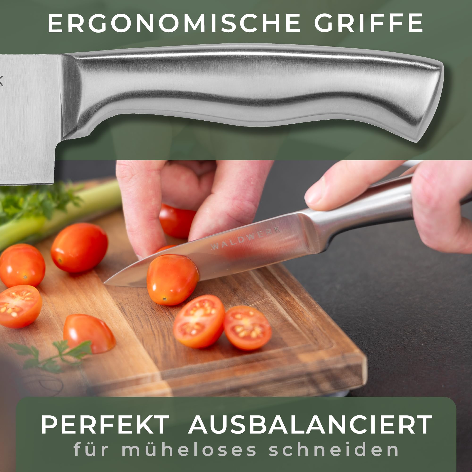 Magnetische Messerstreifen (40 x 5 cm) - Magnetstreifen aus elegantem Akazienholz - Magnetische Messerhalter für schwere Messer - Magnetische Messerstreifen zum Kleben oder Schrauben - Magnetische Messerhalterung