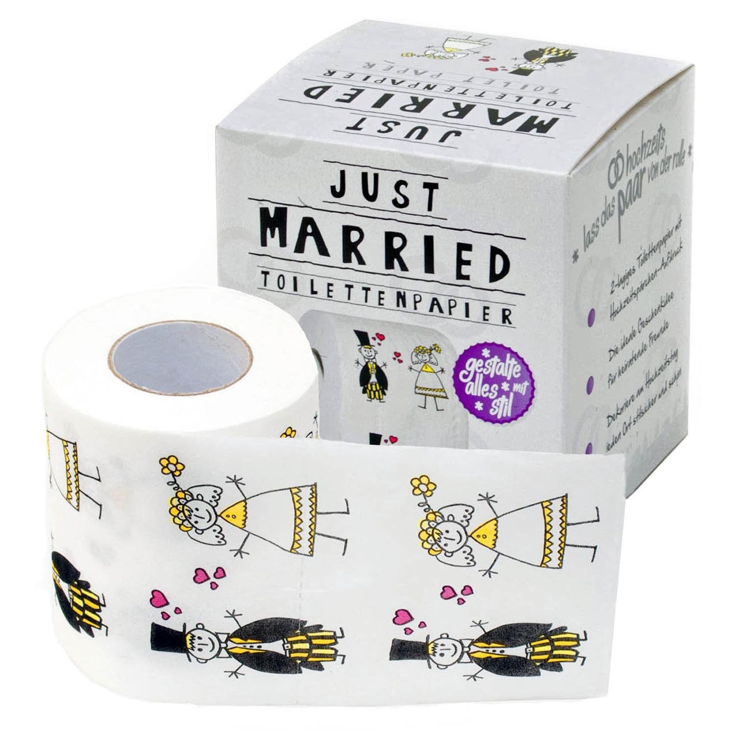 Lustiges Toilettenpapier - Trump / Kamasutra - Die größten Witze - Mehr Humor kann man auf dem Klo nicht bekommen