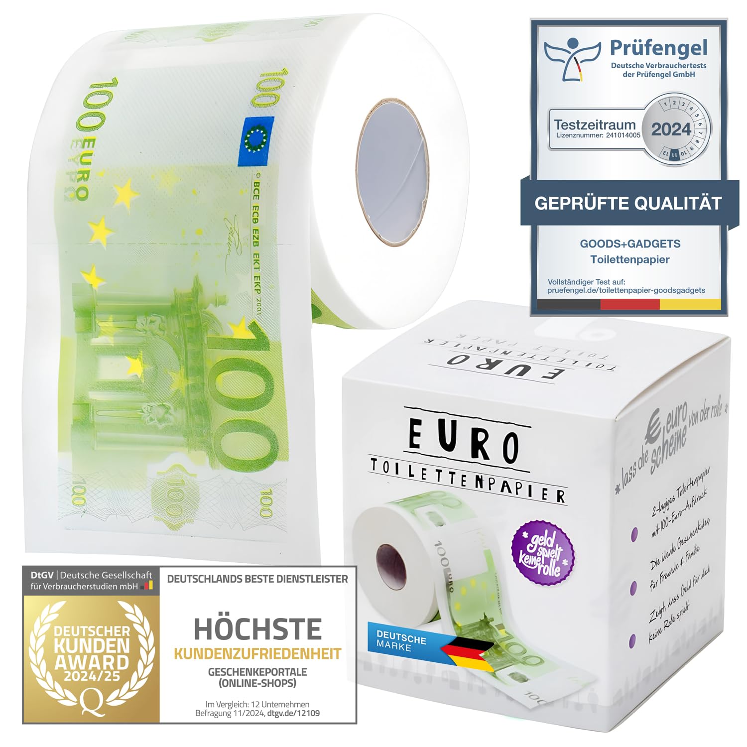 Lustiges Toilettenpapier - Trump / Kamasutra - Die größten Witze - Mehr Humor kann man auf dem Klo nicht bekommen