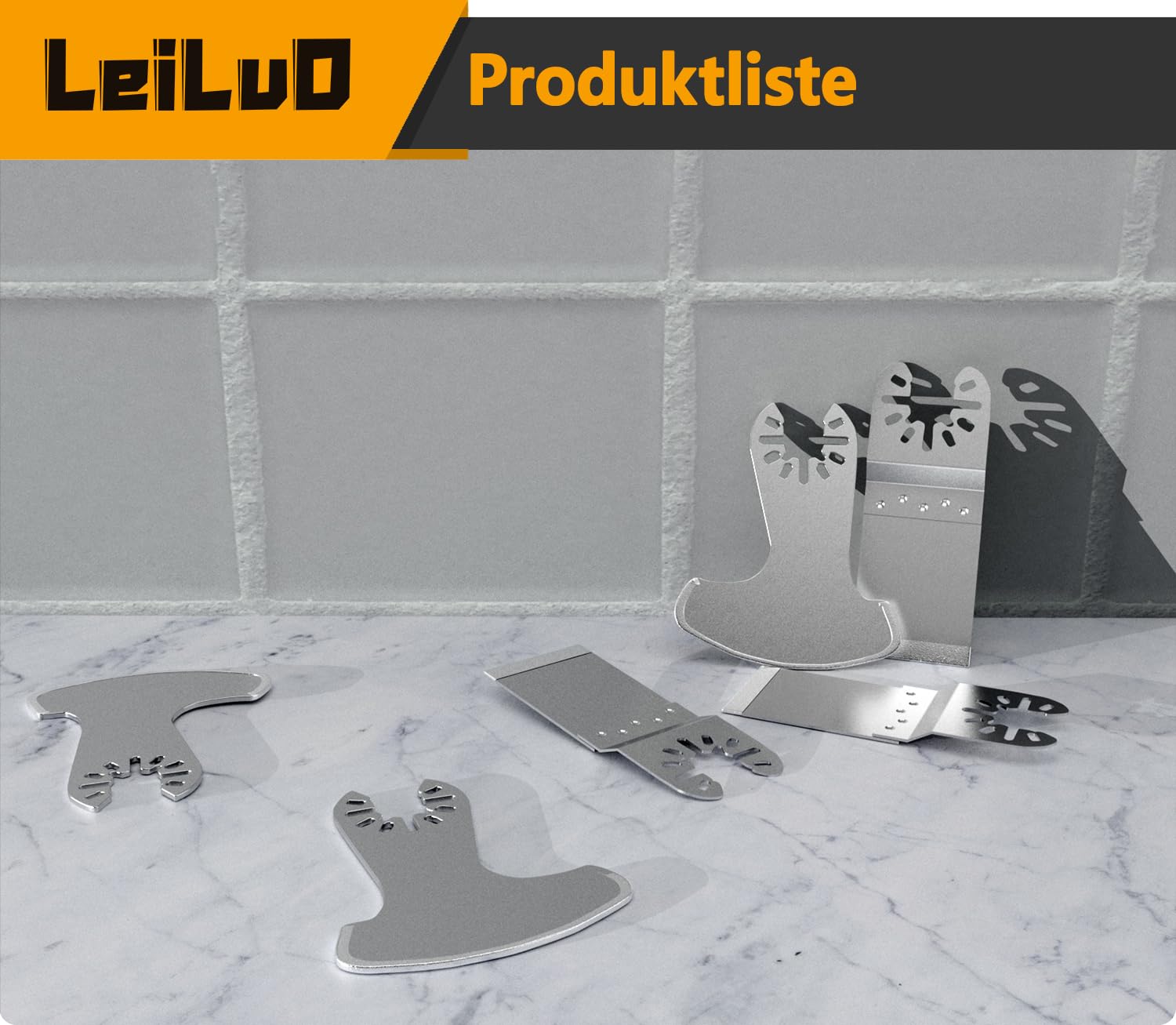 155-teiliges Oszillierendes Multitool Zubehörset Schneiden Schleifen Verfugen Universelle Oszillierende Sägeaufsätze mit Aufbewahrungstasche Kompatibel mit DeWalt Dremel Makita und Mehr