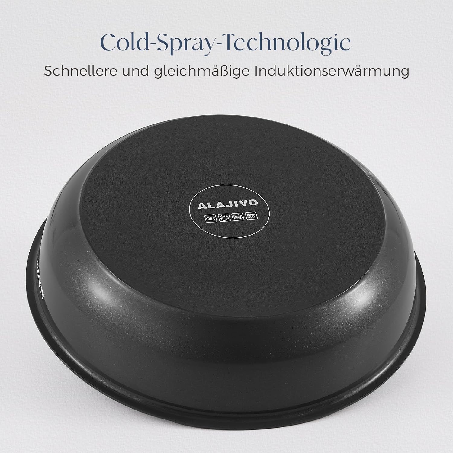 Topfset mit Abnehmbarer Griff, 17-Teilig Topfsets Pfannenset mit Antihaft Beschichtet, Topfset Induktion Kochtopf Set mit Deckel, für Alle Herdarten, Backofenfest, Ofenfest (grau)